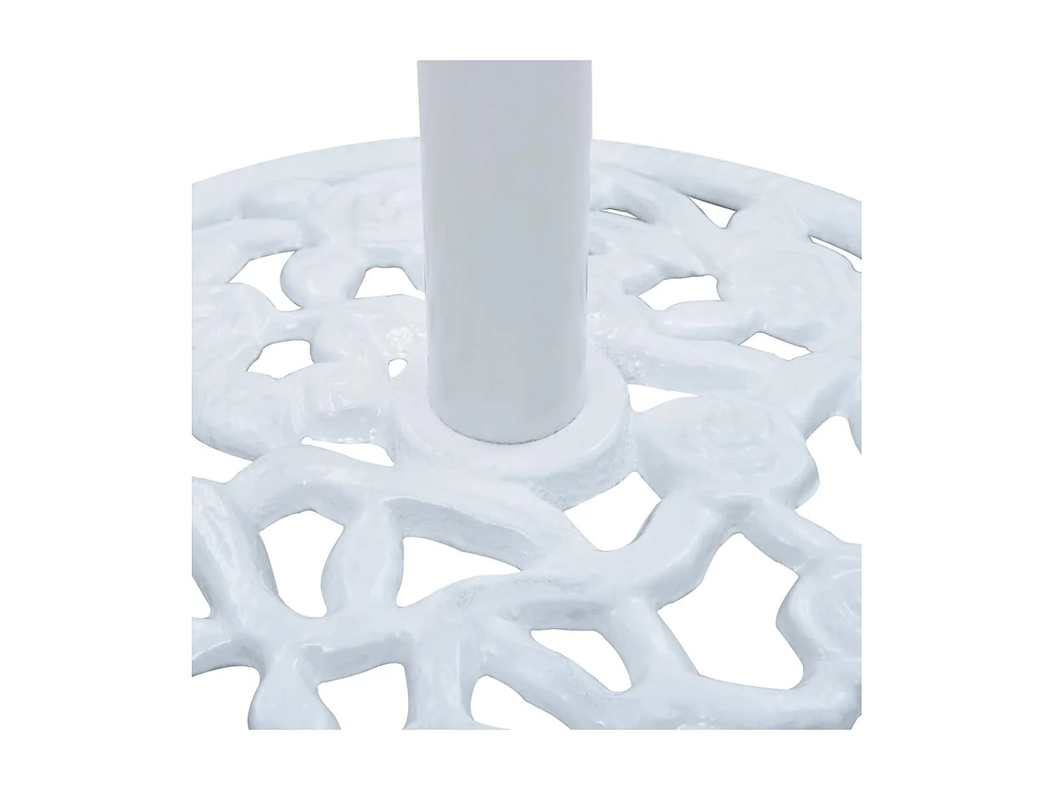 Belfort  Parasolvoet 12 kg 48 cm gietijzer wit