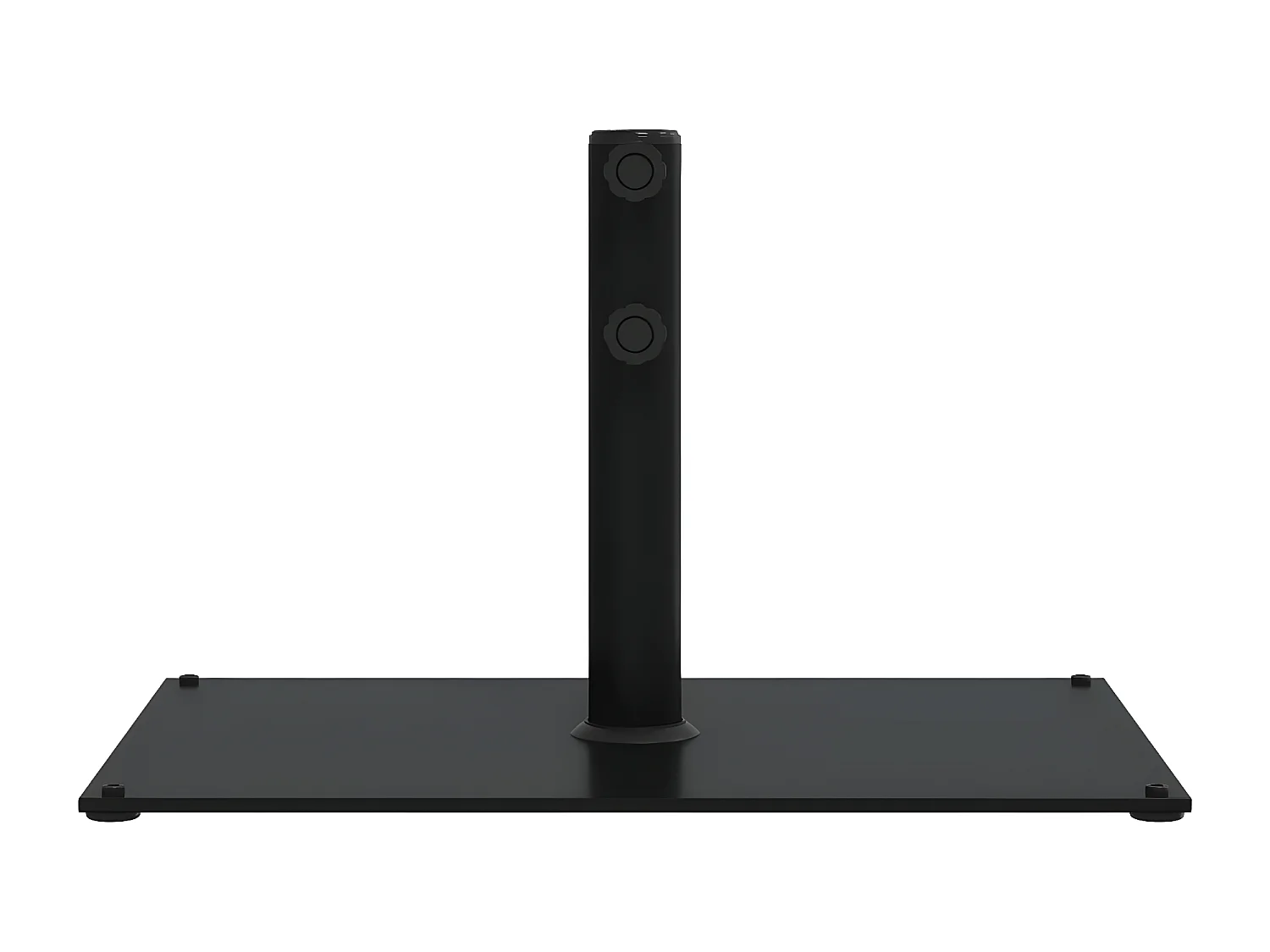 Tjalrin  Base de parasol pour mâts Ø32/38/48 mm 15 kg rectangulaire