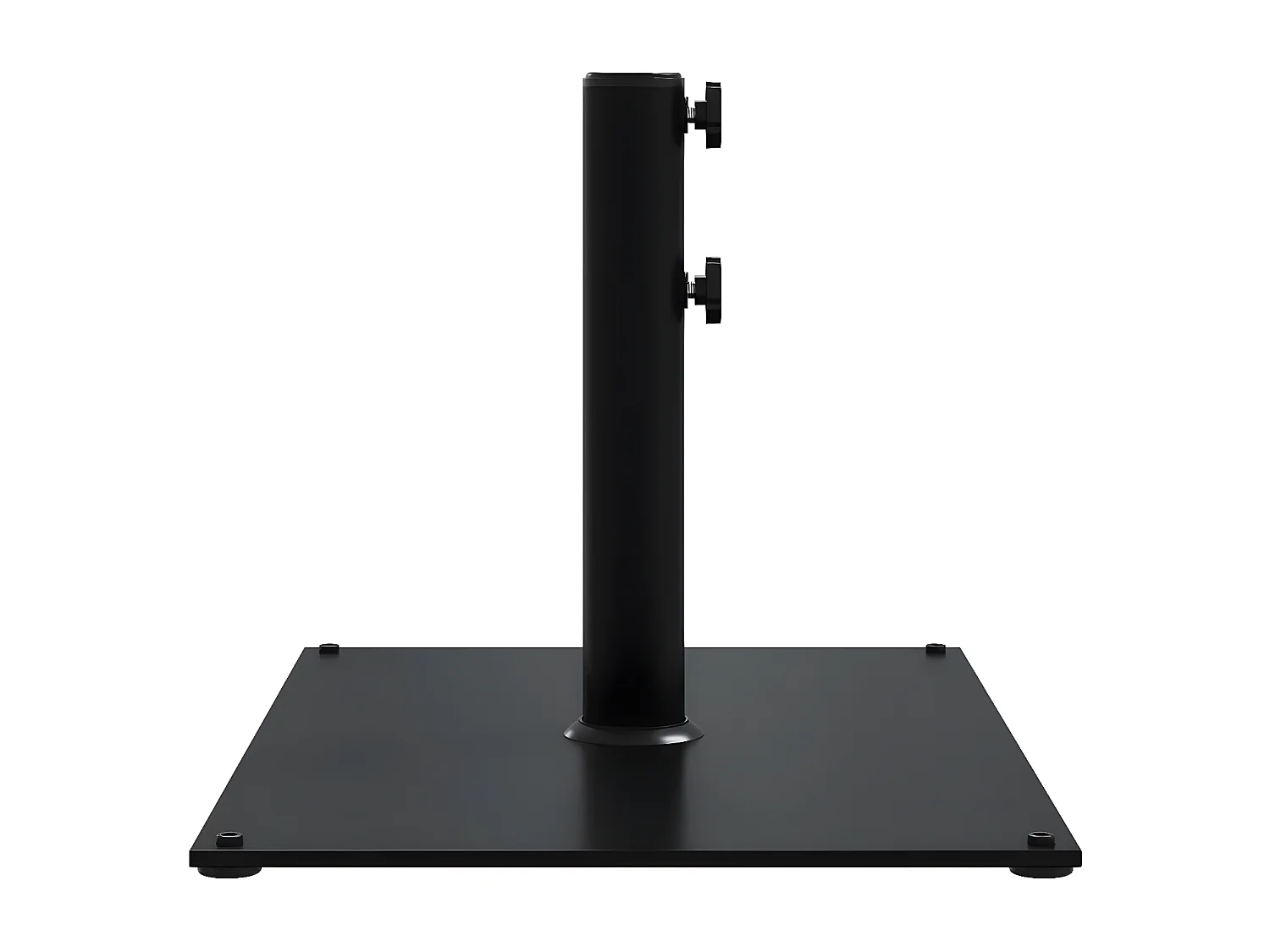 Tjalrin  Base de parasol pour mâts Ø32/38/48 mm 15 kg rectangulaire