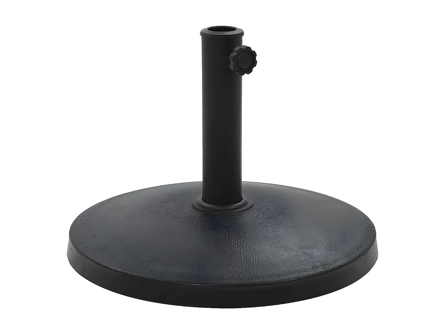 Hønefoss  Base per Parasole Rotonda in Poliresina 10 kg Nera