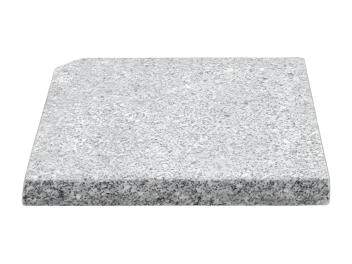 Bjørn  Plaque de poids carrée pour parasol Granit 25 kg Gris