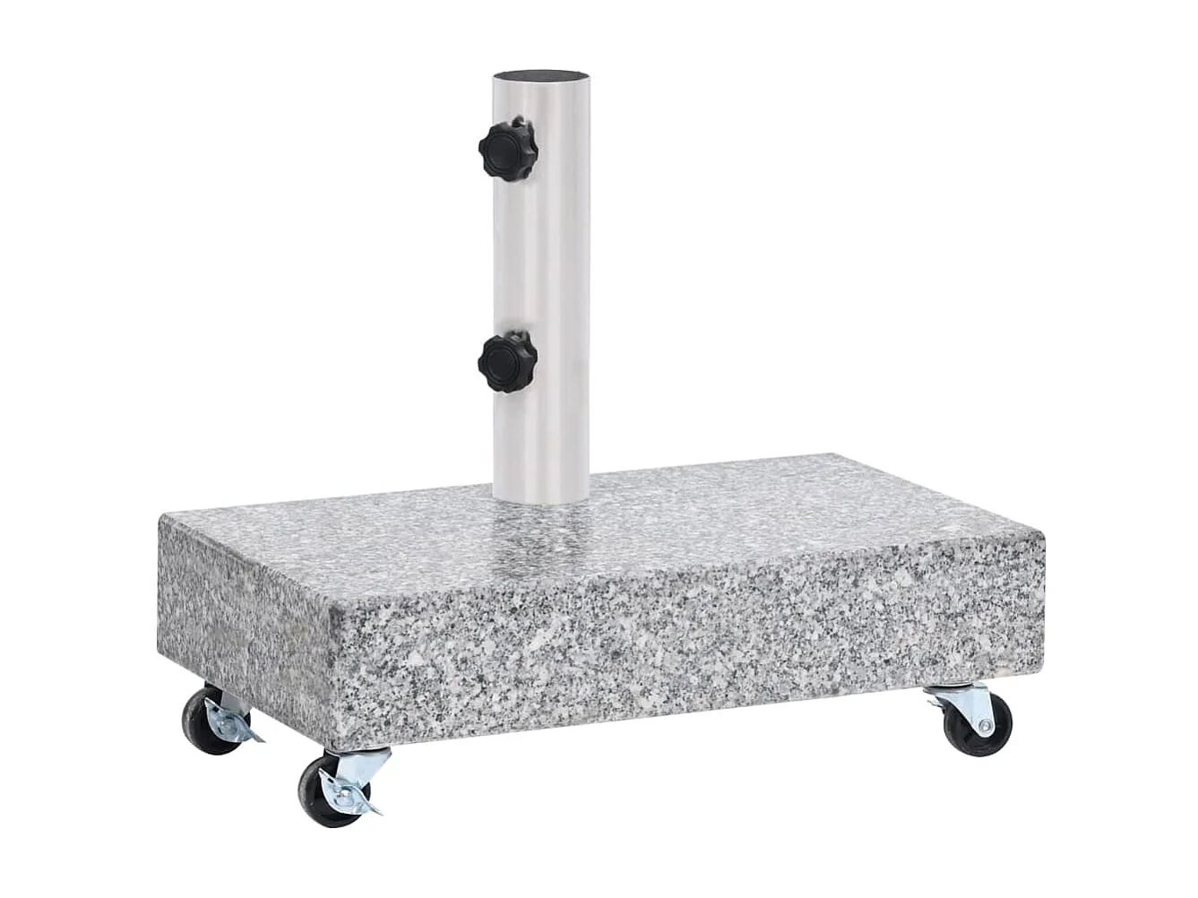 Brage  Socle de parasol Gris clair 45x25x8,3 cm Granite