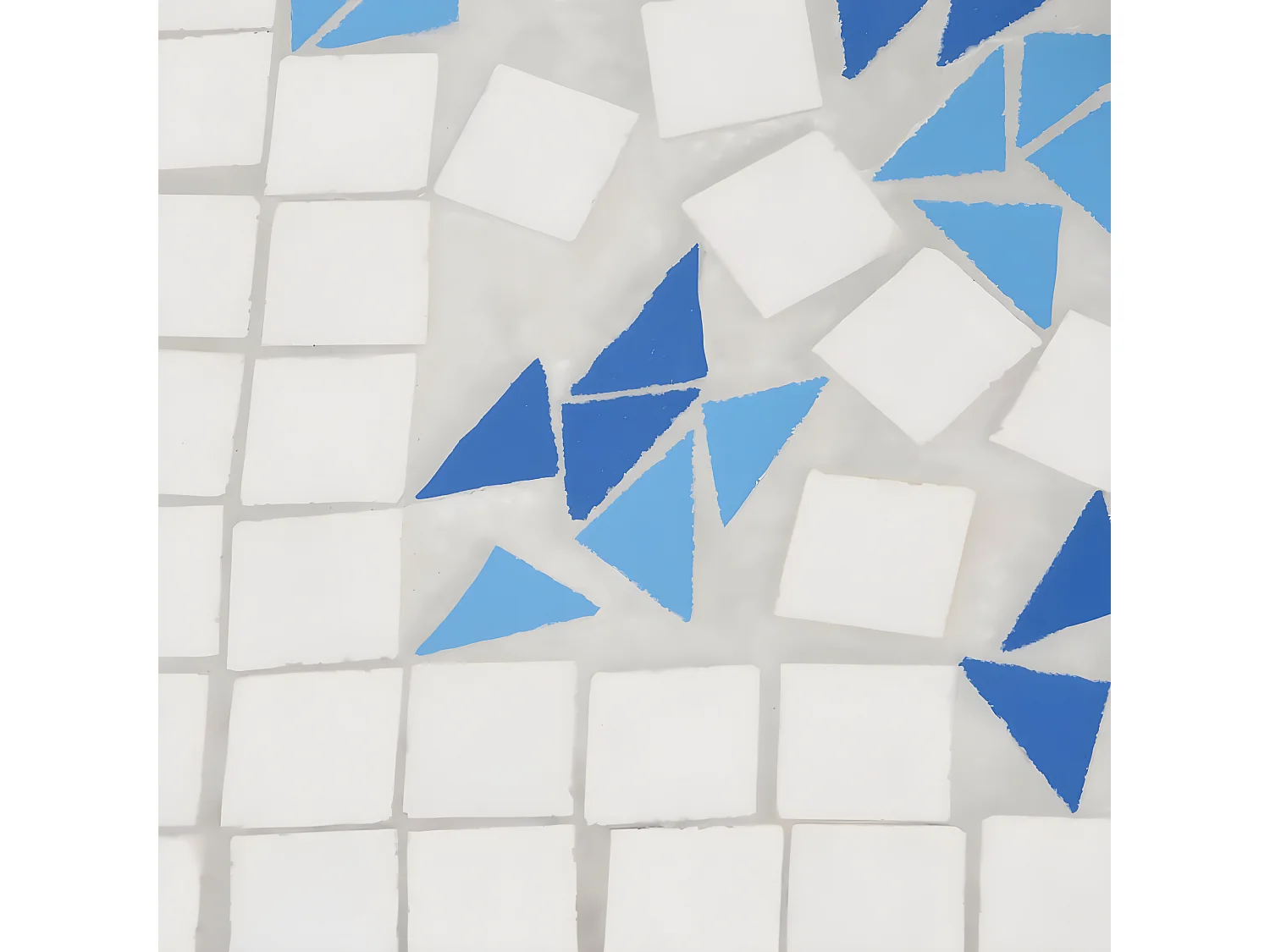 Zoey  Sonnenscrmständer Blau und Weiß Quadratisch 12 kg