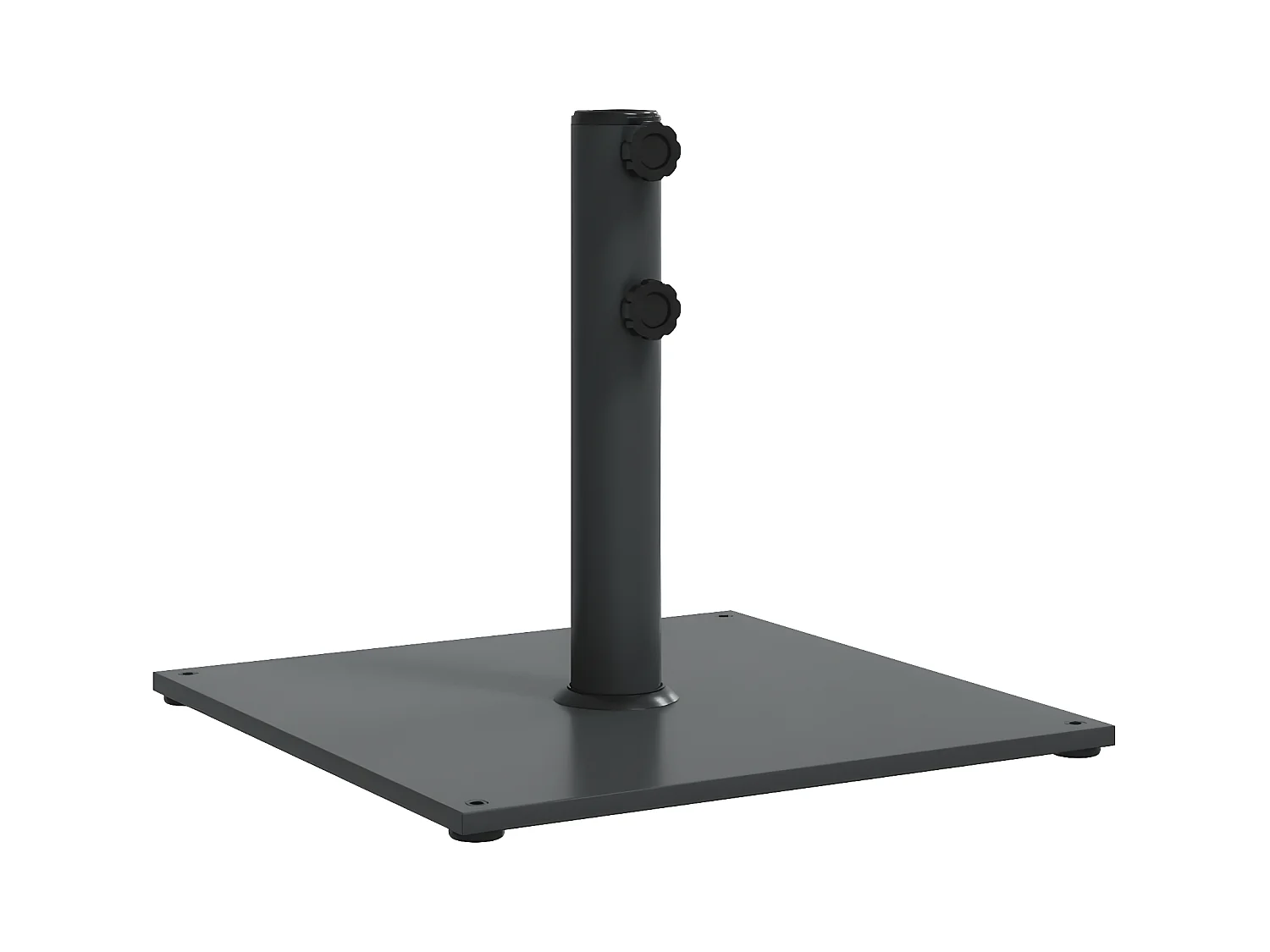 Karvia  Base de parasol pour mâts Ø32/38/48 mm 17 kg carré