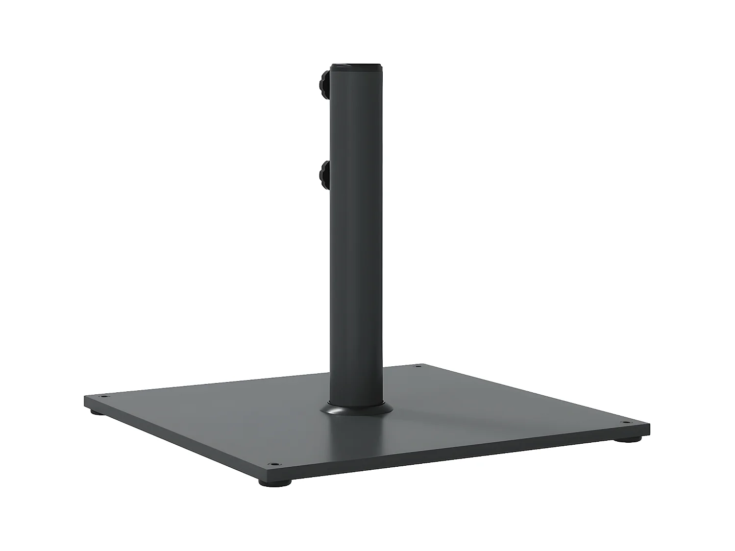 Karvia  Base de parasol pour mâts Ø32/38/48 mm 17 kg carré