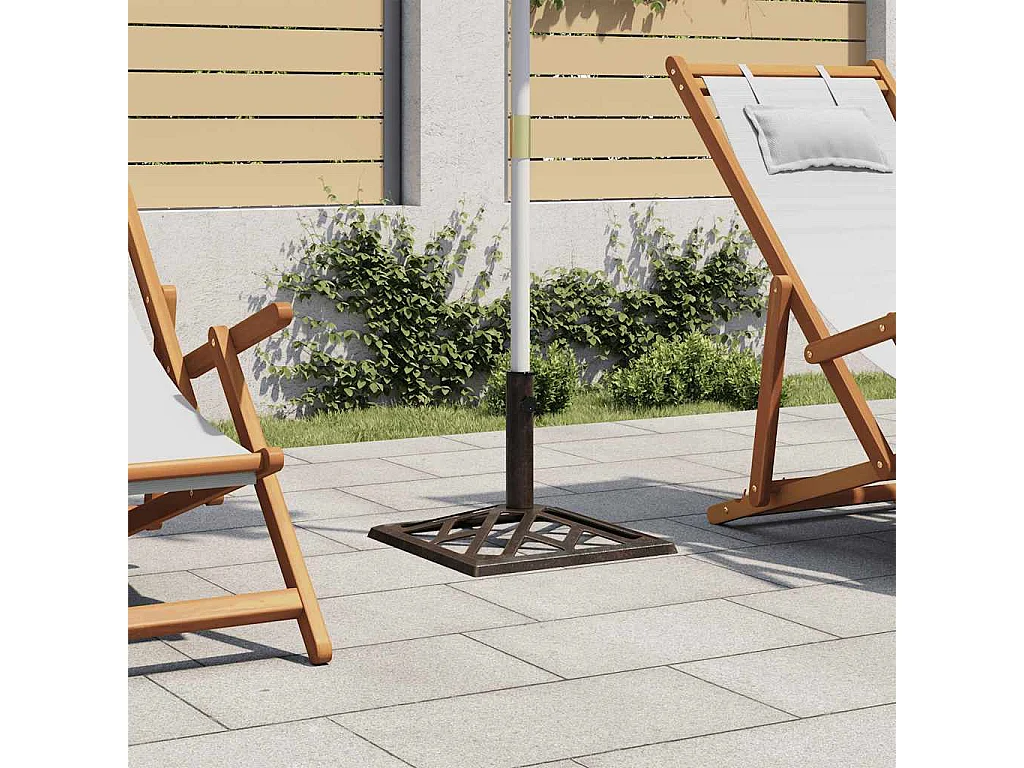 Belfort  Parasolvoet 44x44x31 cm gietijzer bronskleurig