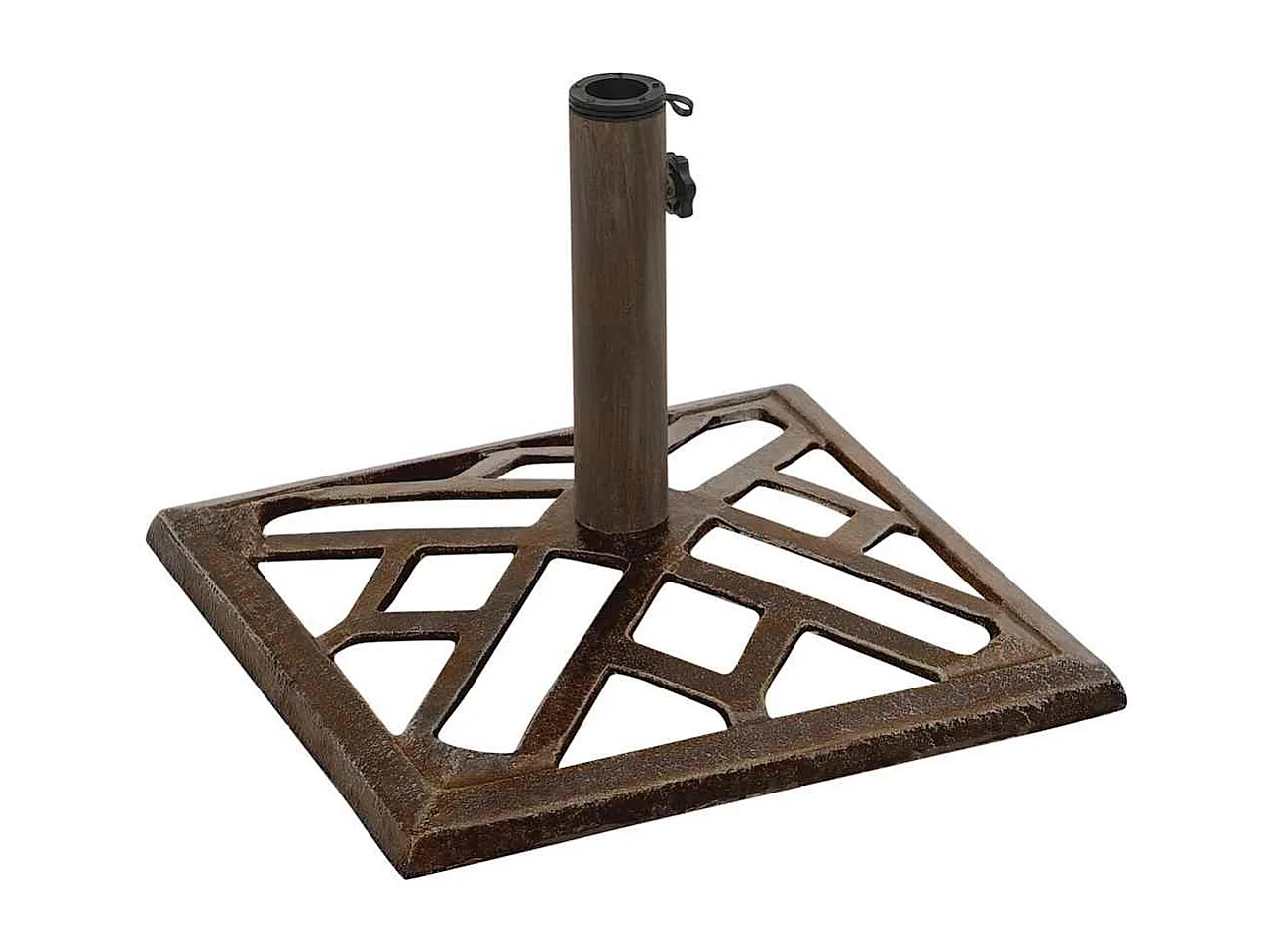 Belfort  Parasolvoet 44x44x31 cm gietijzer bronskleurig