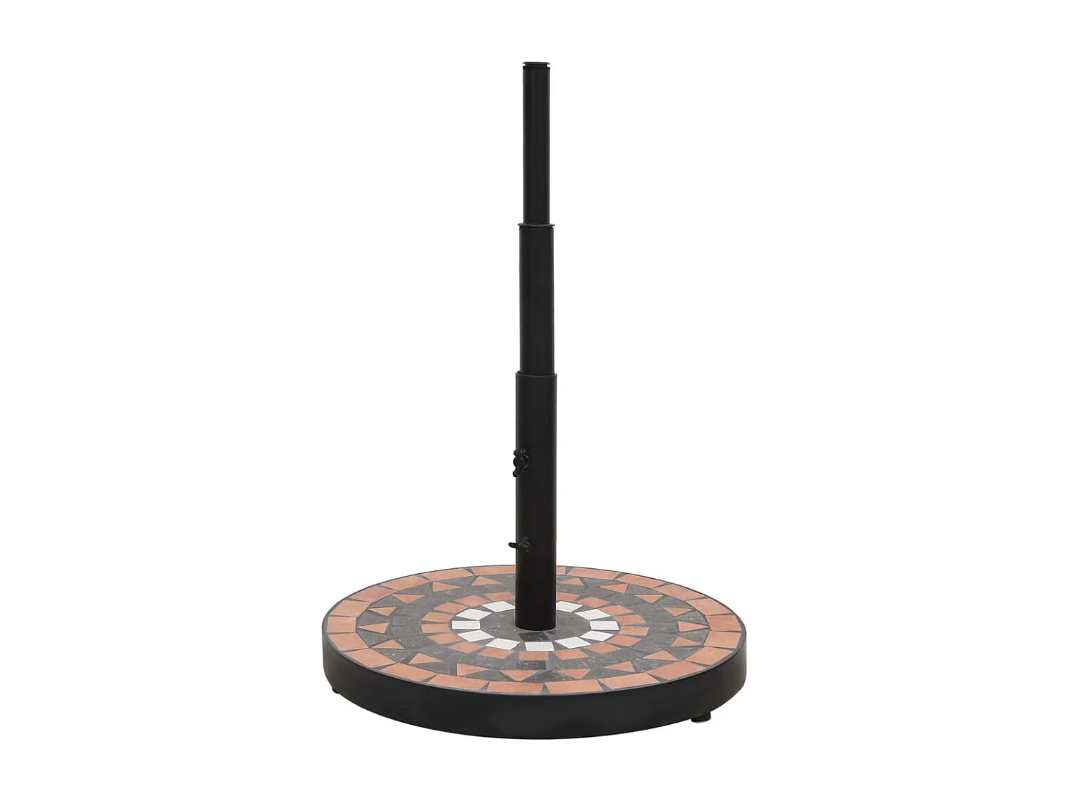 Zoey  Parasolvoet rond 12 kg terracotta wit