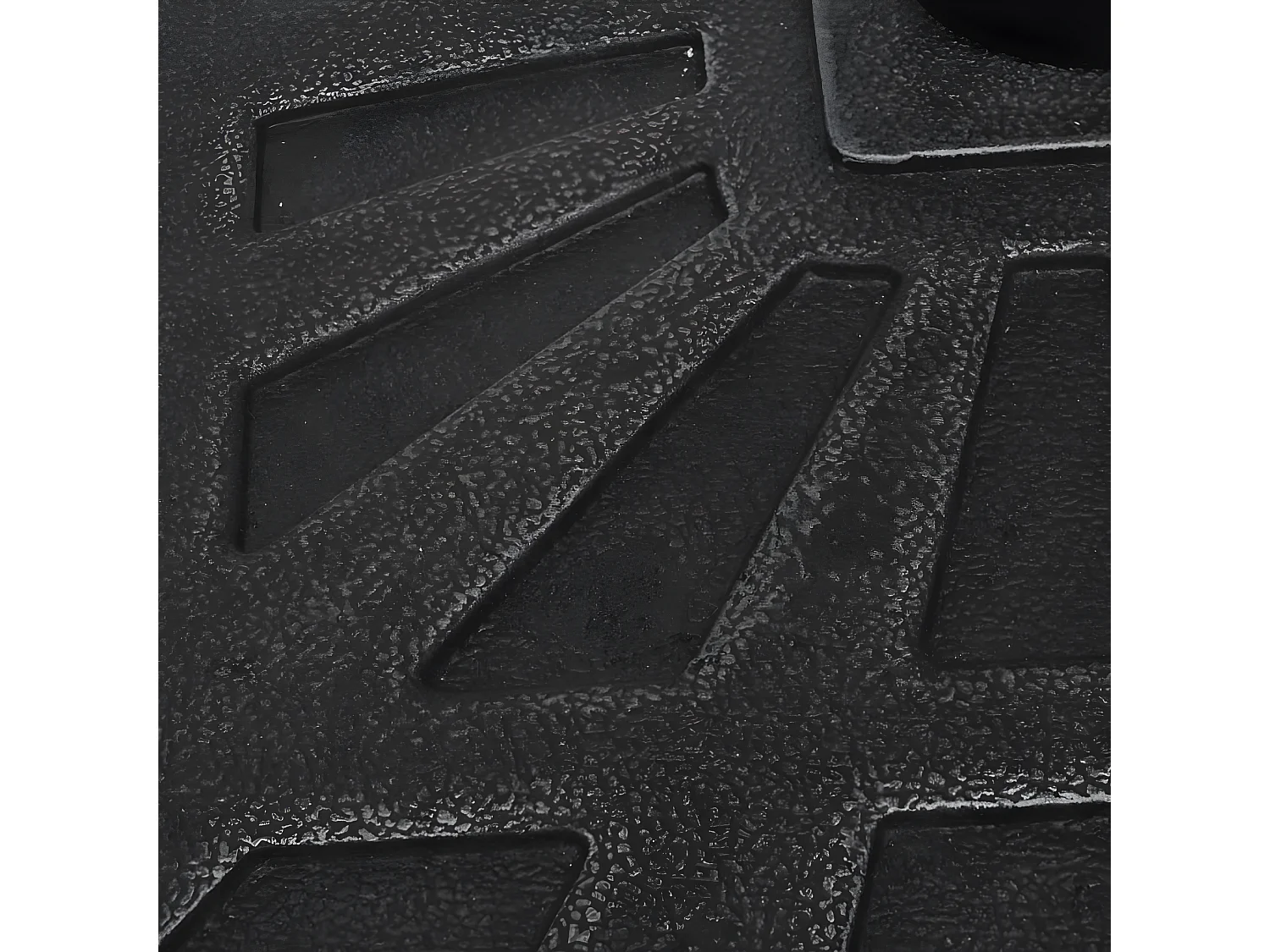 Gudrid  Base de sombrilla resina cuadrada negra 12 kg