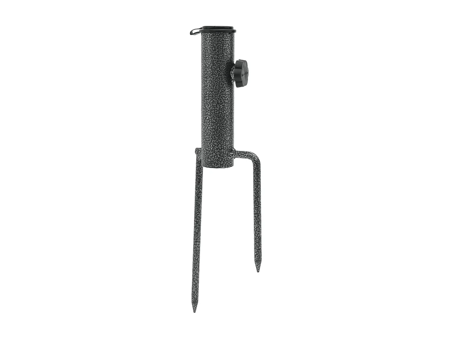 Garden Furniture -  Supporti Ombrellone con Picchetti 2pz 9x35cm Acciaio Zincato