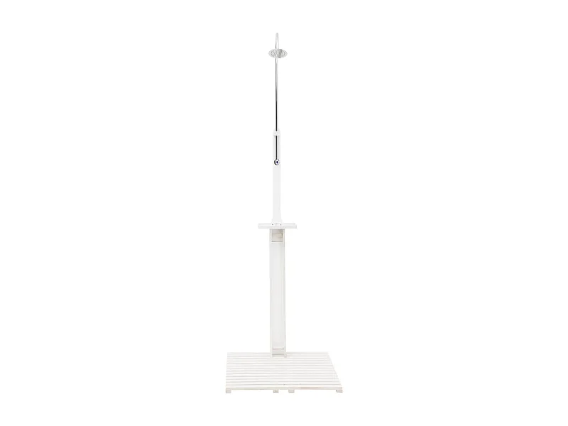 Undar  Gartendusche Holz Weiß