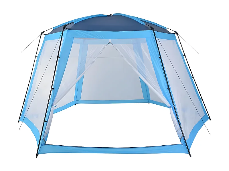 Maison Exclusive Carpa para piscina de tela azul 500x433x250 cm