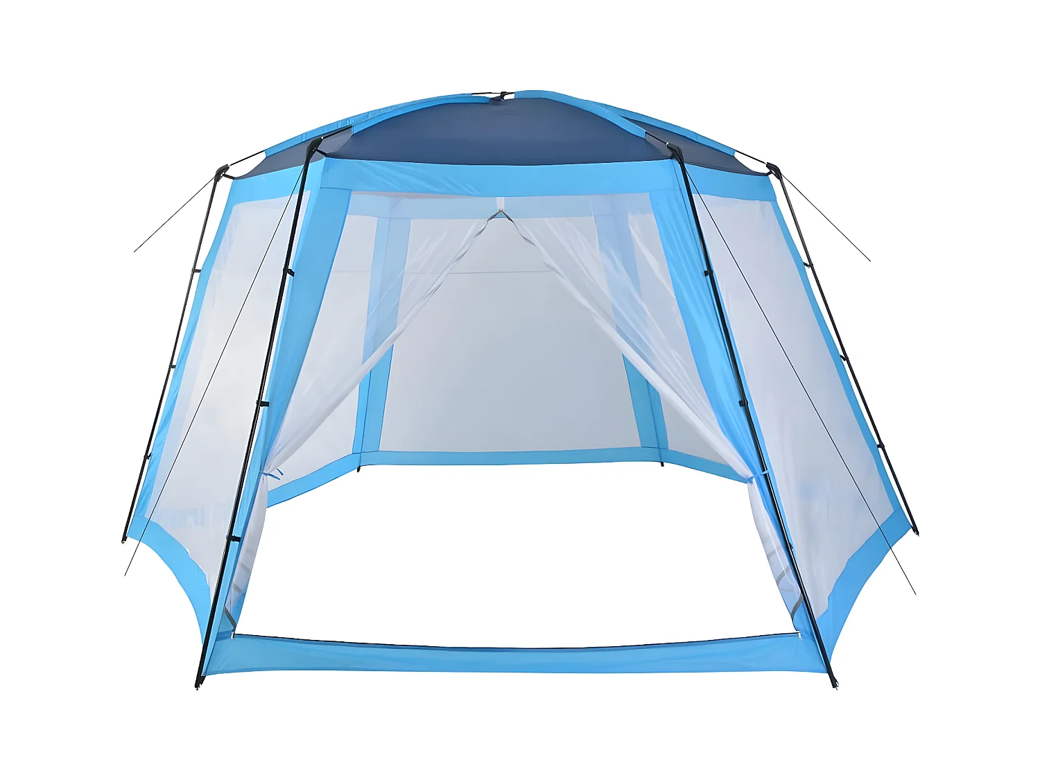 Prolenta Premium -  Tente de piscine Tissu 500x433x250 cm Bleu
