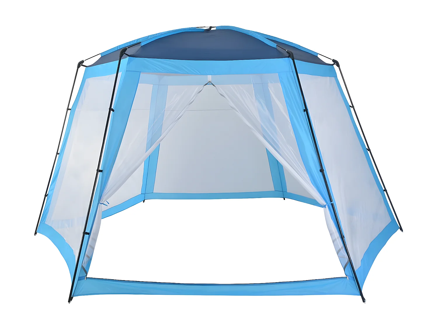 Prolenta Premium -  Tente de piscine Tissu 500x433x250 cm Bleu