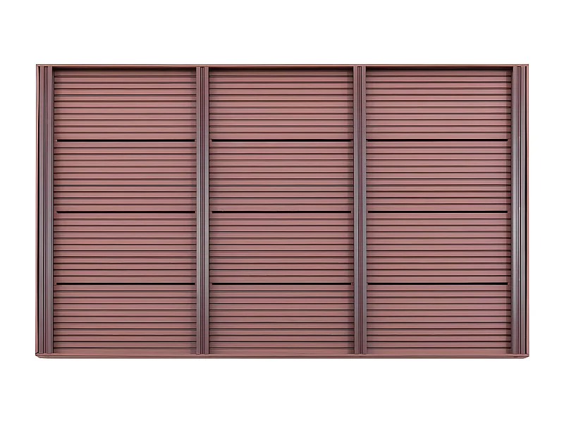 Maison Exclusive Pedana per Doccia Solare Marrone 101x63x5,5 cm in WPC