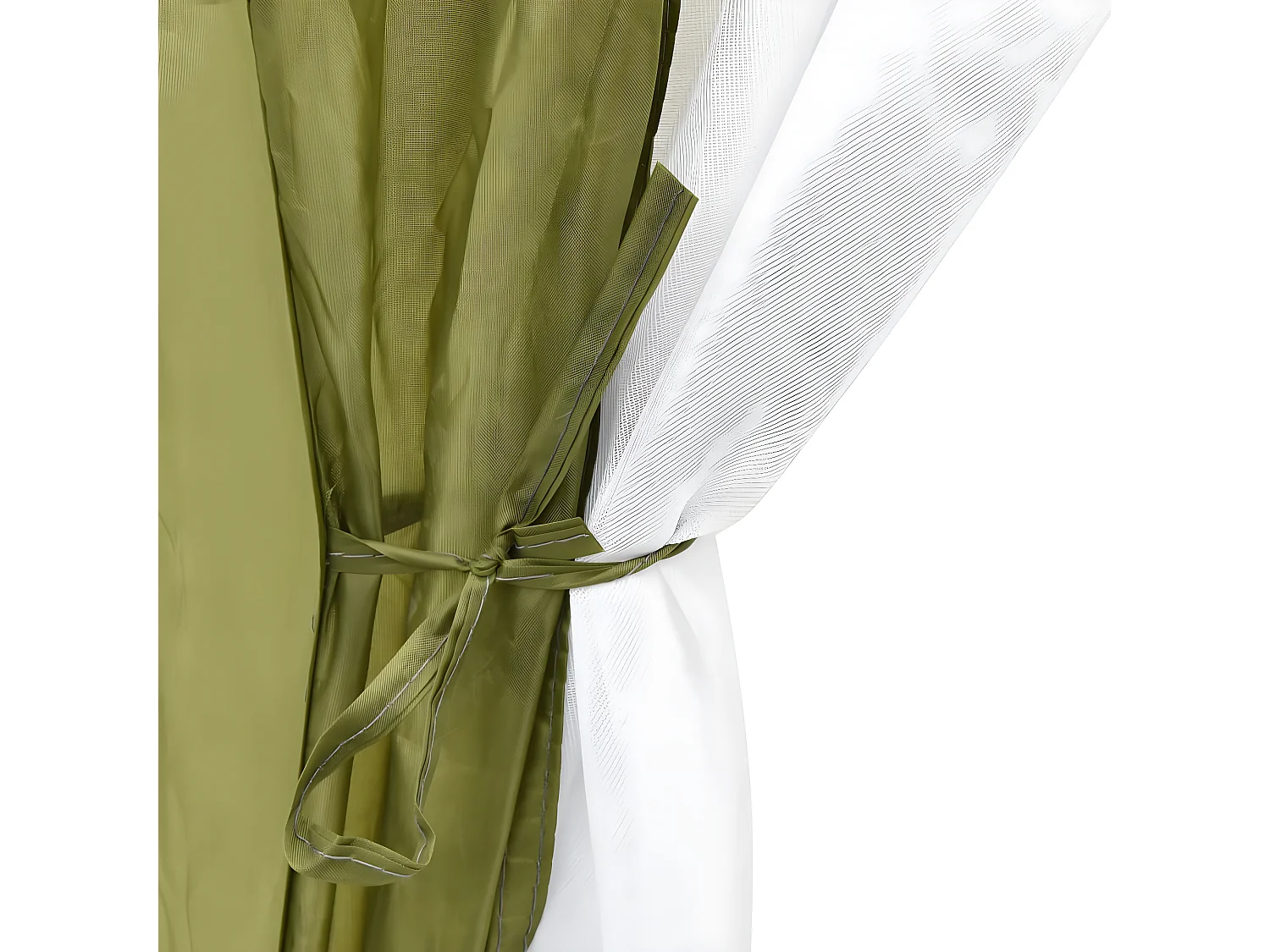 Prolenta Premium -  Carpa para piscina de tela verde 500x433x250 cm