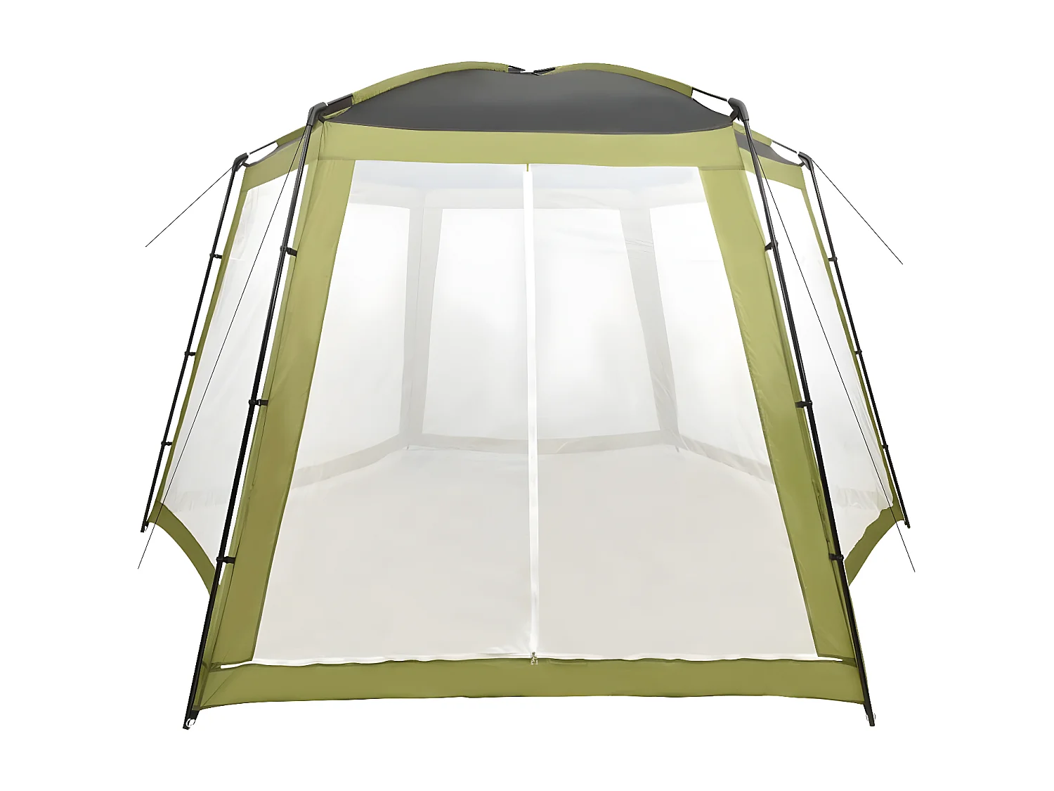 Prolenta Premium -  Tente de piscine Tissu 500x433x250 cm Vert