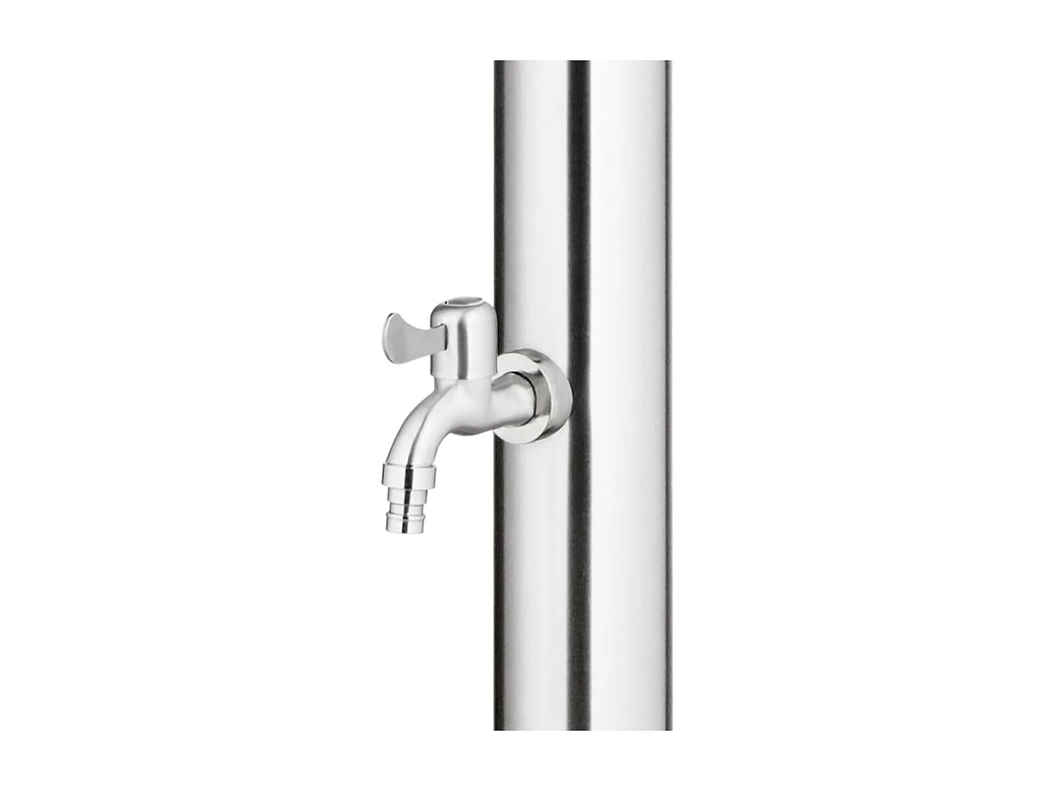 Fylmar  Ducha de jardín con base marrón 220 cm acero inoxidable