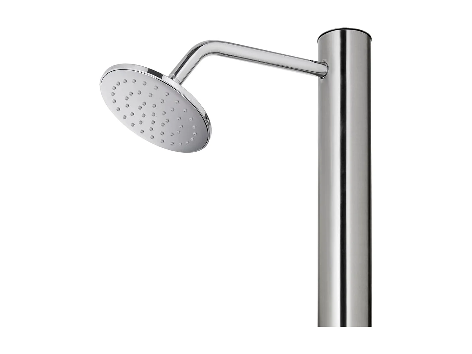 Fylmar  Ducha de jardín con base marrón 220 cm acero inoxidable