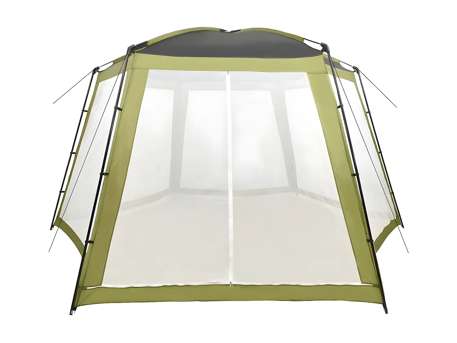 Prolenta Premium -  Tente de piscine Tissu 590x520x250 cm Vert