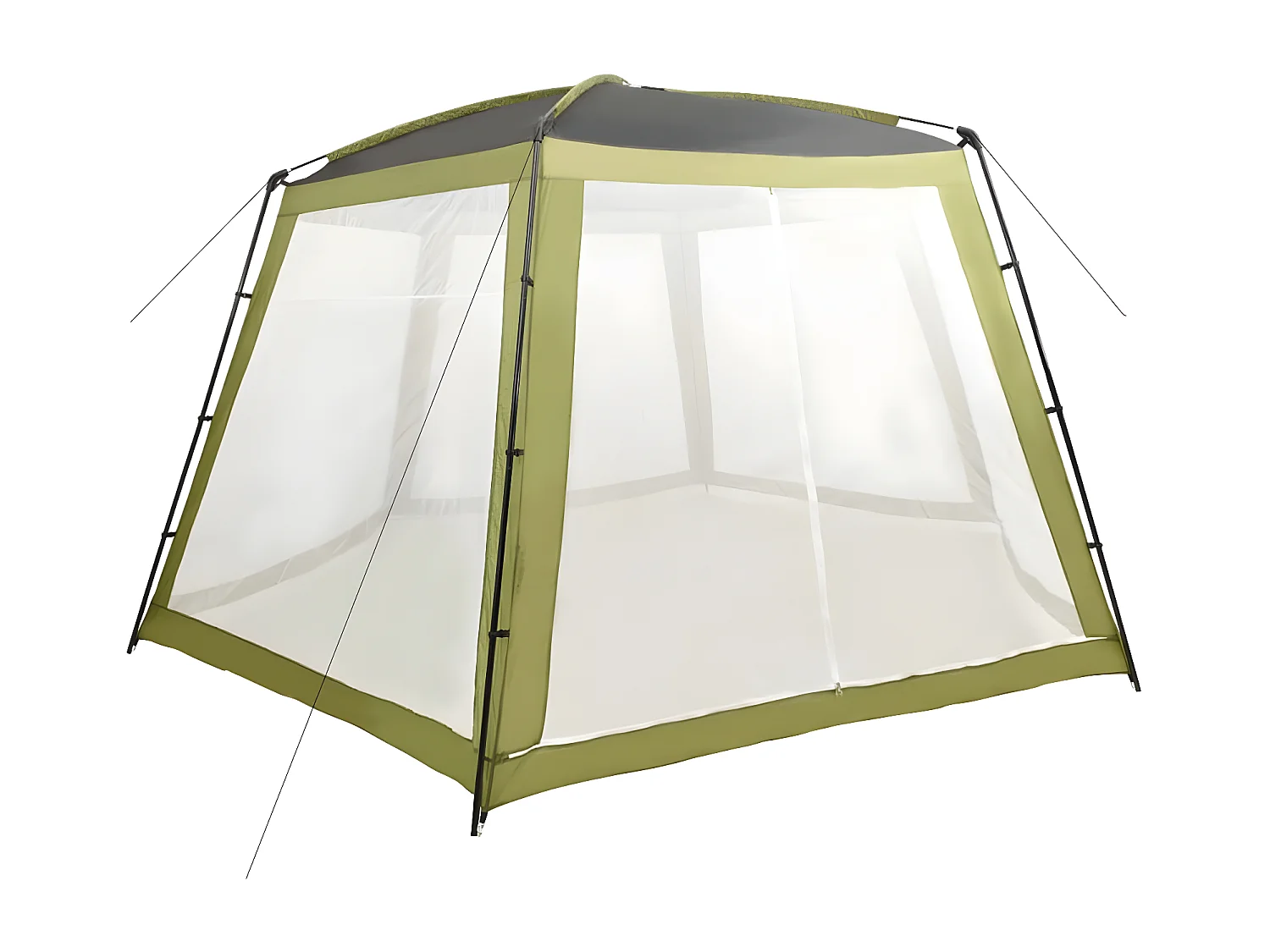 Prolenta Premium -  Tente de piscine Tissu 590x520x250 cm Vert