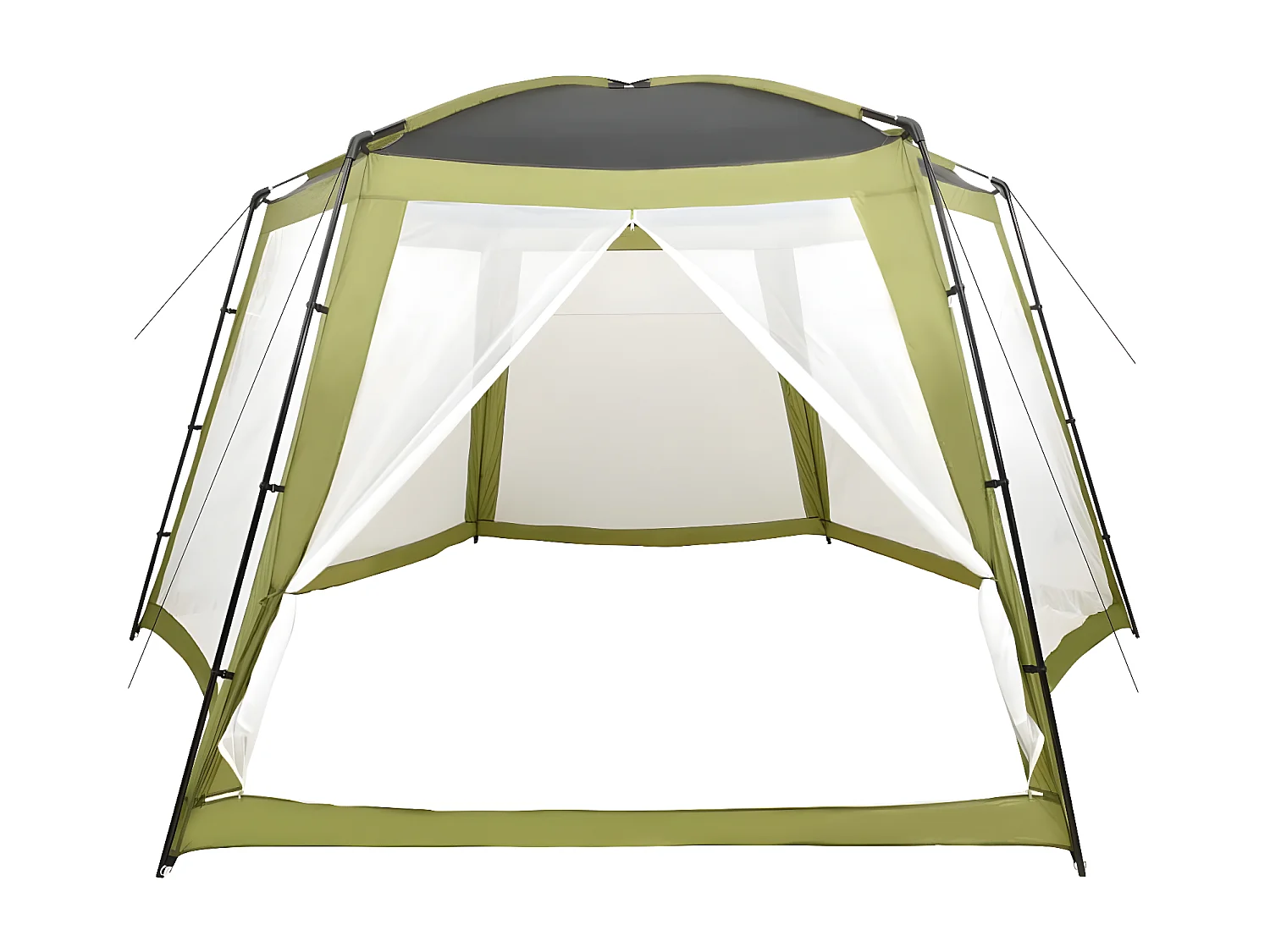 Prolenta Premium -  Tente de piscine Tissu 590x520x250 cm Vert