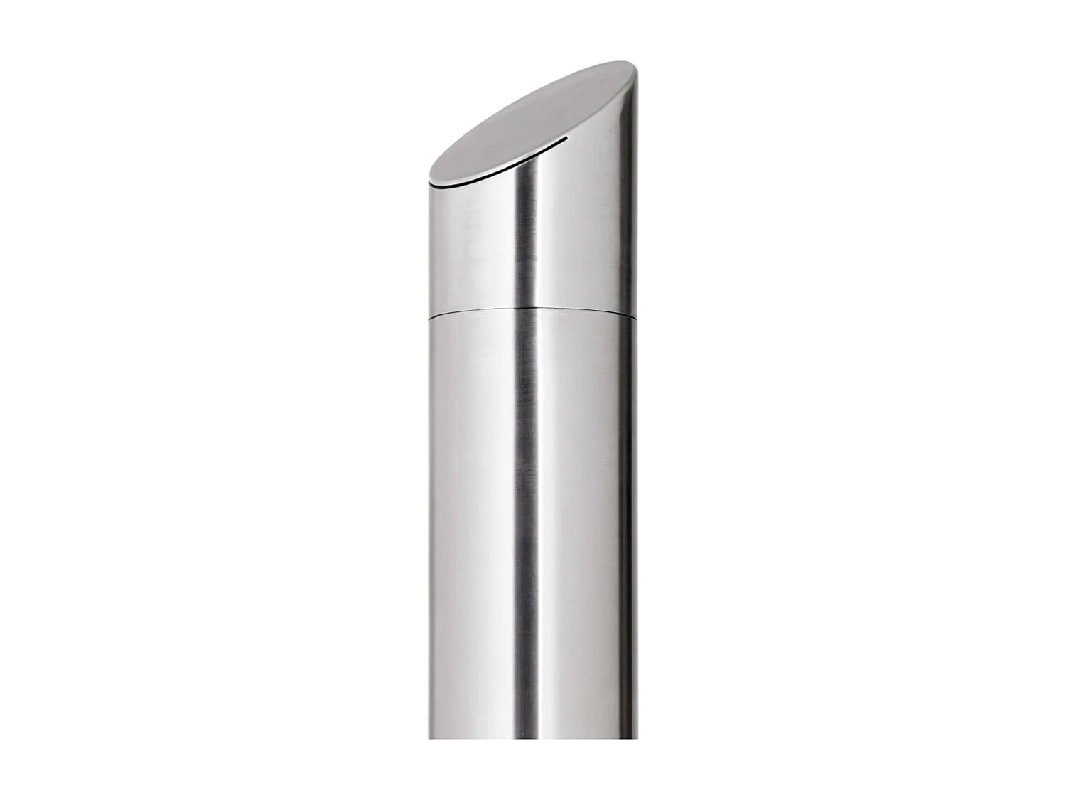Parlin  Douche de jardin avec base marron 225 cm Acier inoxydable