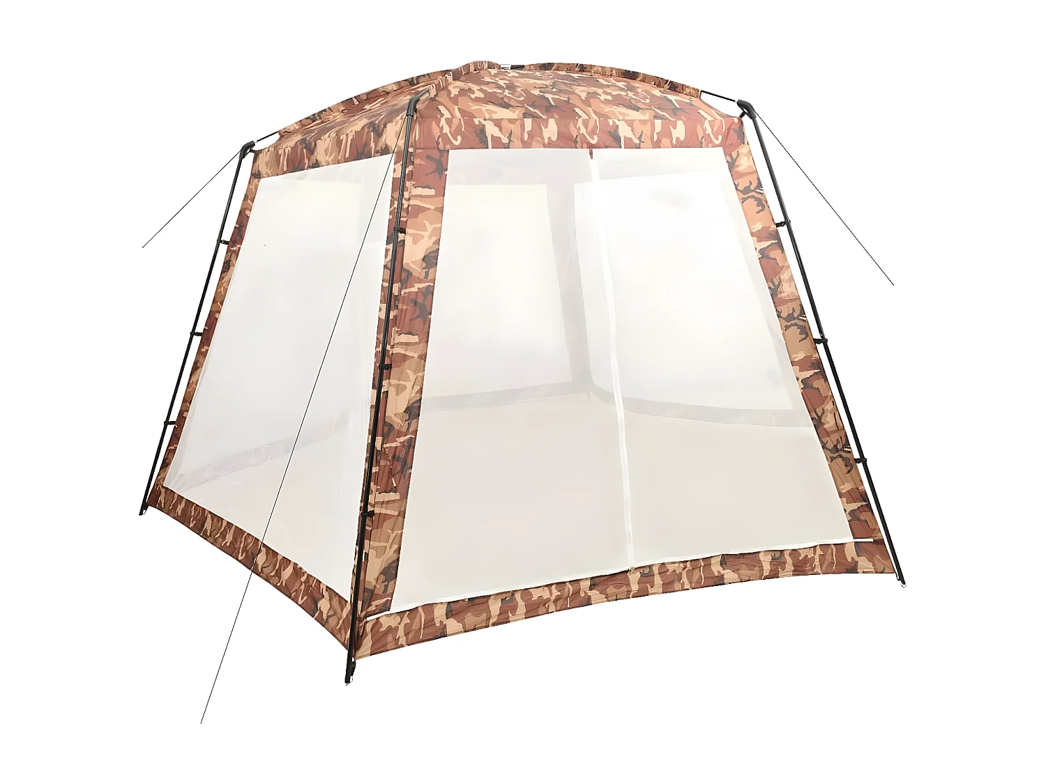 Prolenta Premium -  Tente de piscine Tissu 500x433x250 cm Camouflage