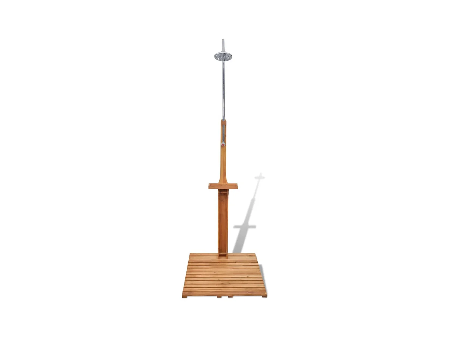 Douche de jardin en bois