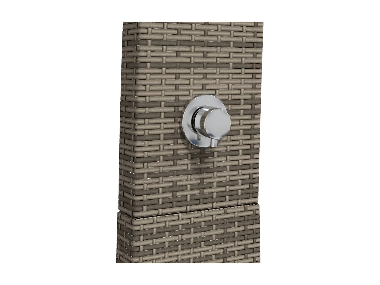 Blue Jay  Douche d'extérieur gris 55x60x224 cm résine tressée bois acacia