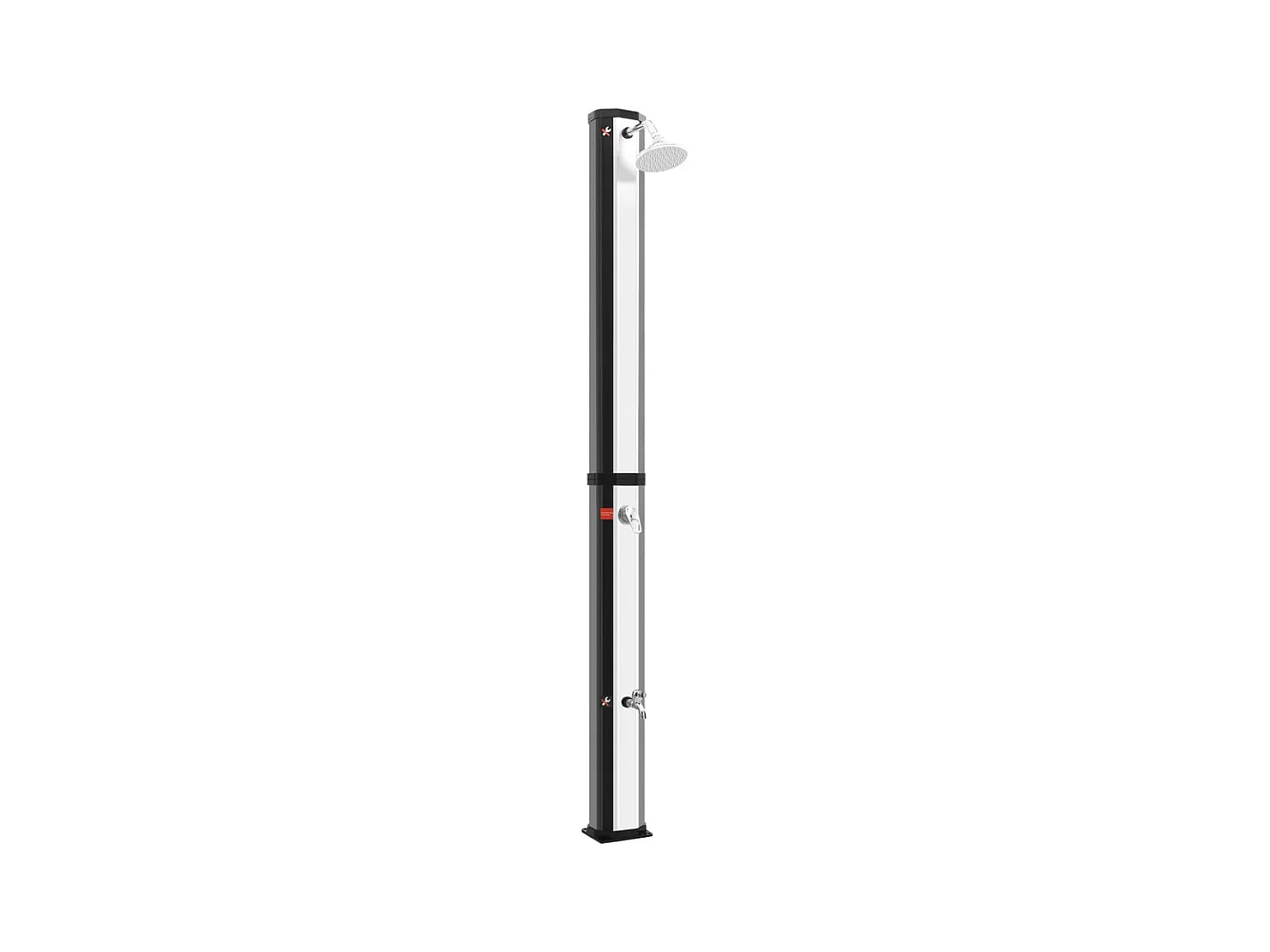 Prolenta Premium -  Douche solaire d'extérieur avec pomme de douche et robinet 35 L