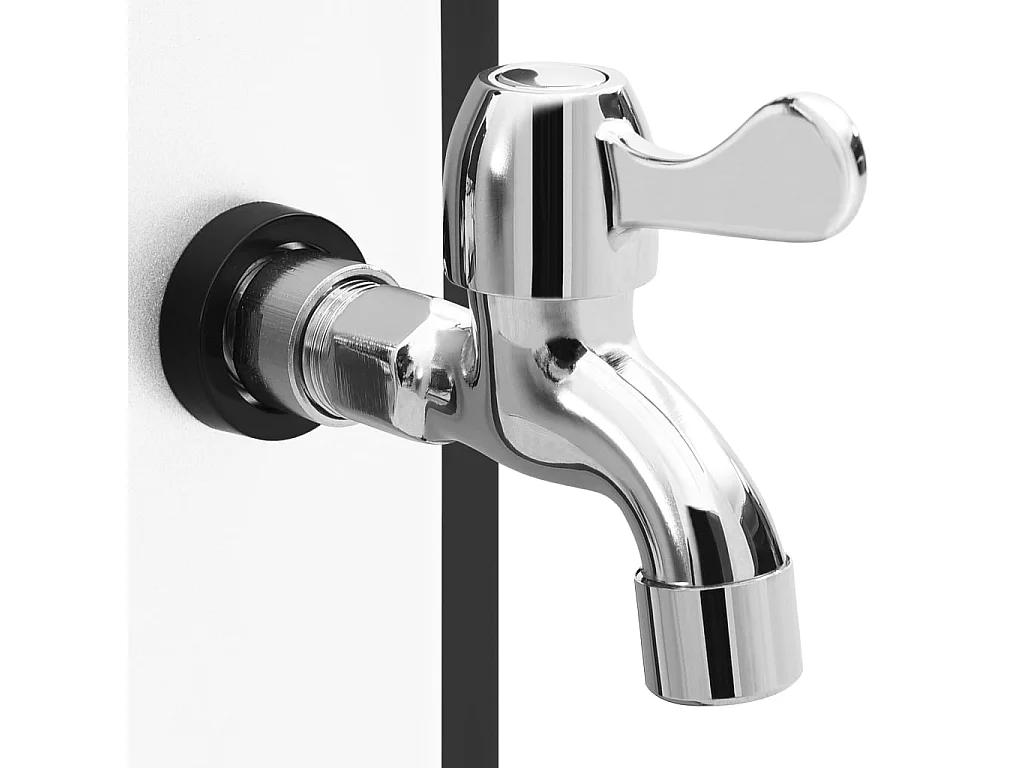 Sophie-Emmanuelle  Douche solaire d'extérieur avec pomme de douche et robinet 35 L