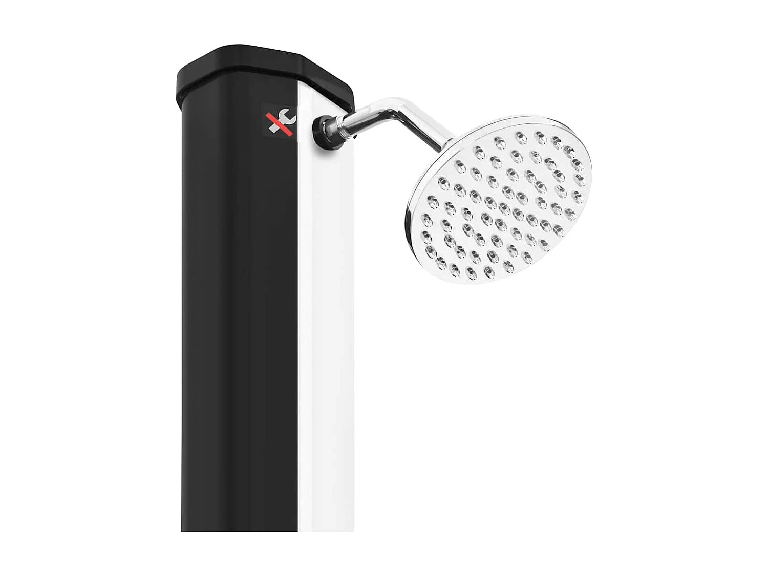 Sophie-Emmanuelle  Douche solaire d'extérieur avec pomme de douche et robinet 35 L