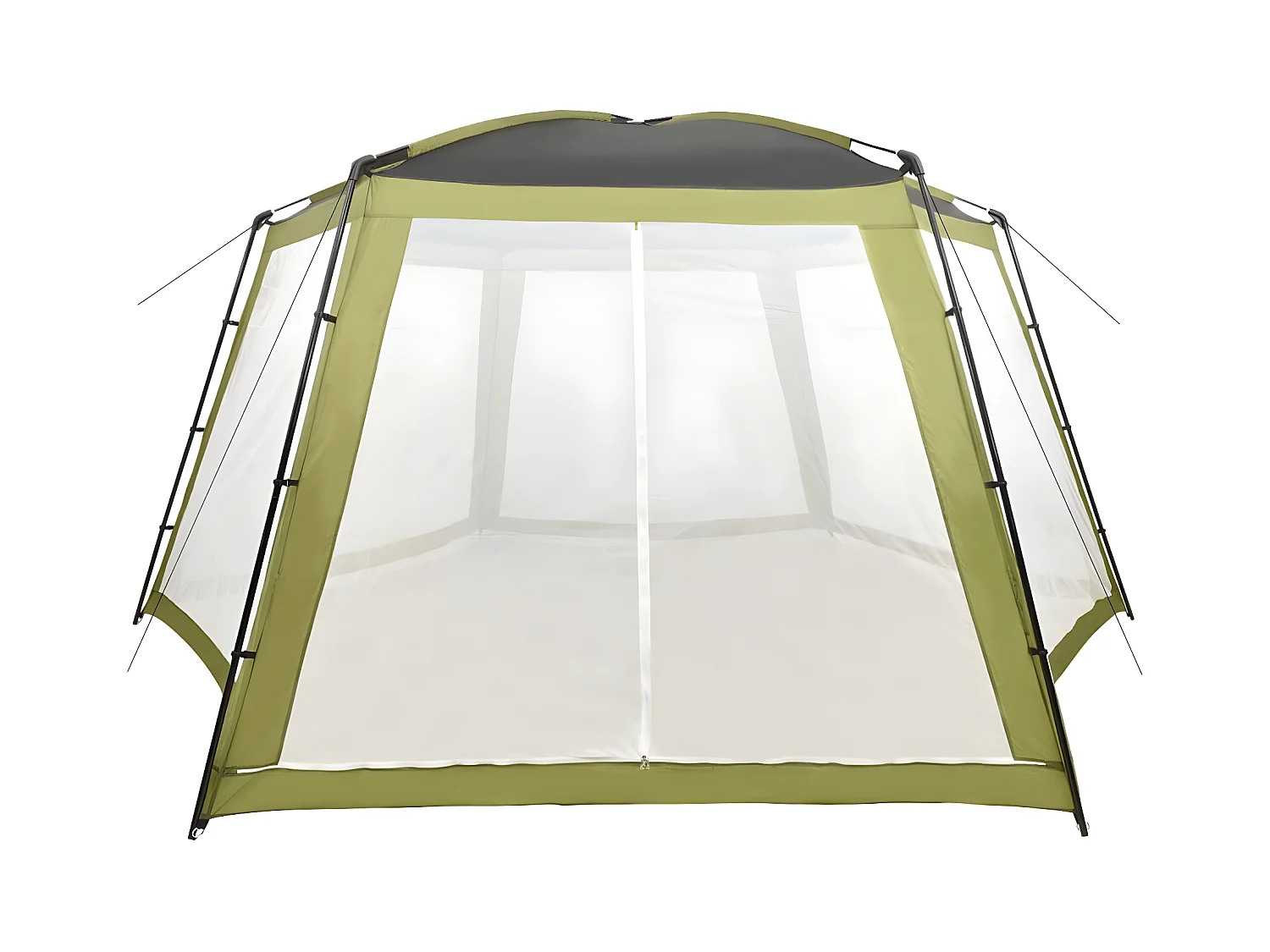 Maison Exclusive Tenda per Piscina in Tessuto 660x580x250 cm Verde