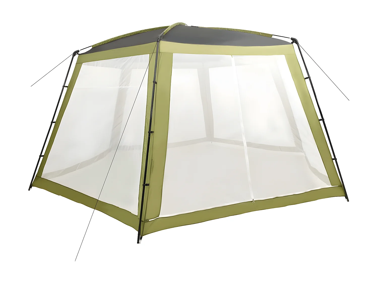 Prolenta Premium -  Tente de piscine Tissu 660x580x250 cm Vert