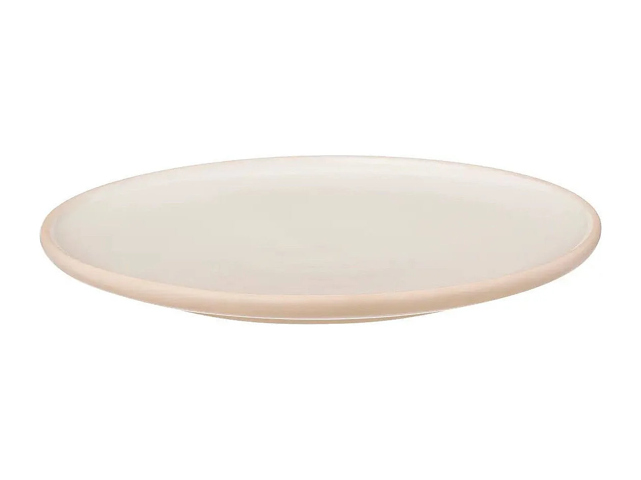 Lot de 6 Assiettes Plates "Asma" 27cm Beige