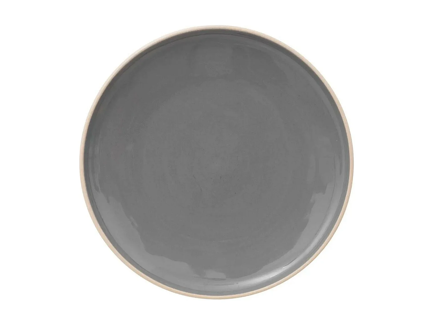 Lot de 6 Assiettes à Dessert "Asma" 19cm Gris