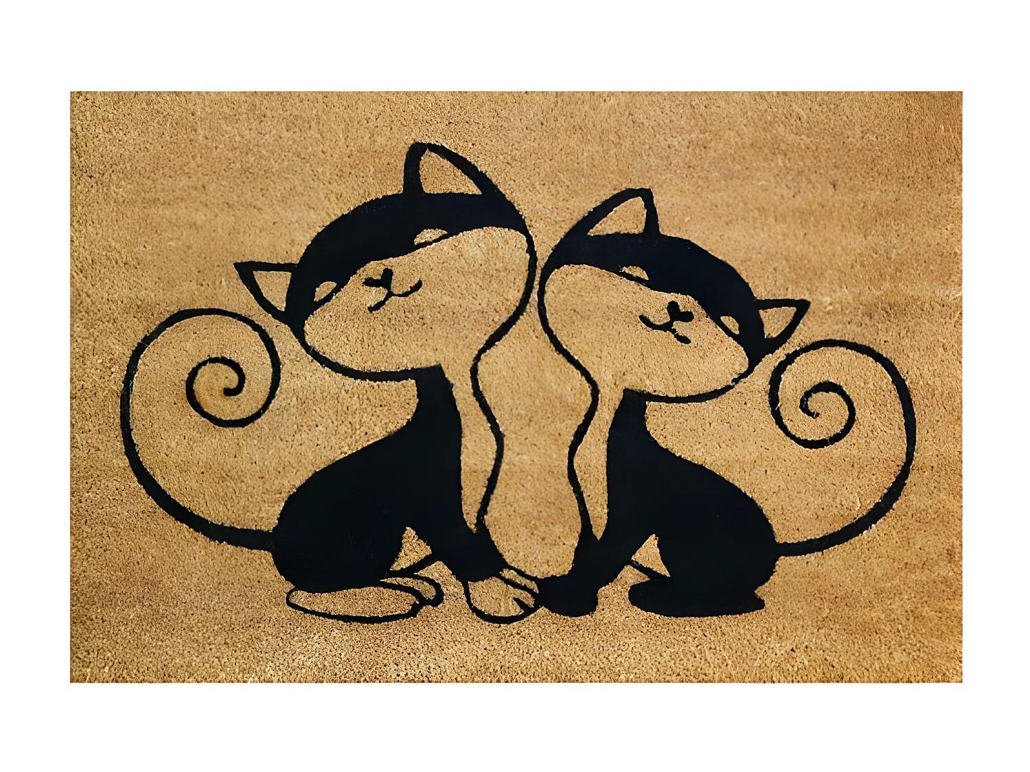 Natürliche Kokosfaser-Katzenmatte 40x60cm IDMAT