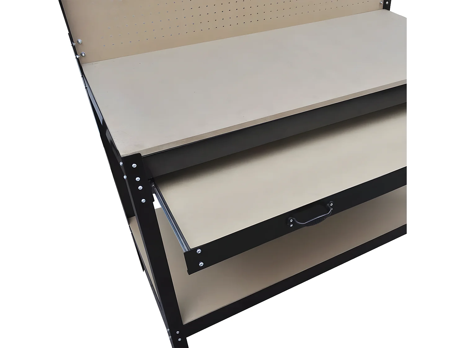 Prolenta Premium -  Banco da Lavoro con Pannello Forato e Cassetto