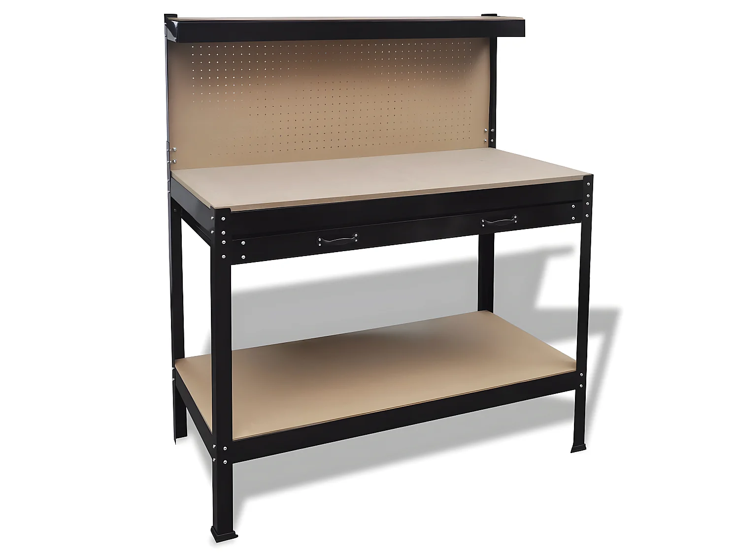 Prolenta Premium -  Banco da Lavoro con Pannello Forato e Cassetto