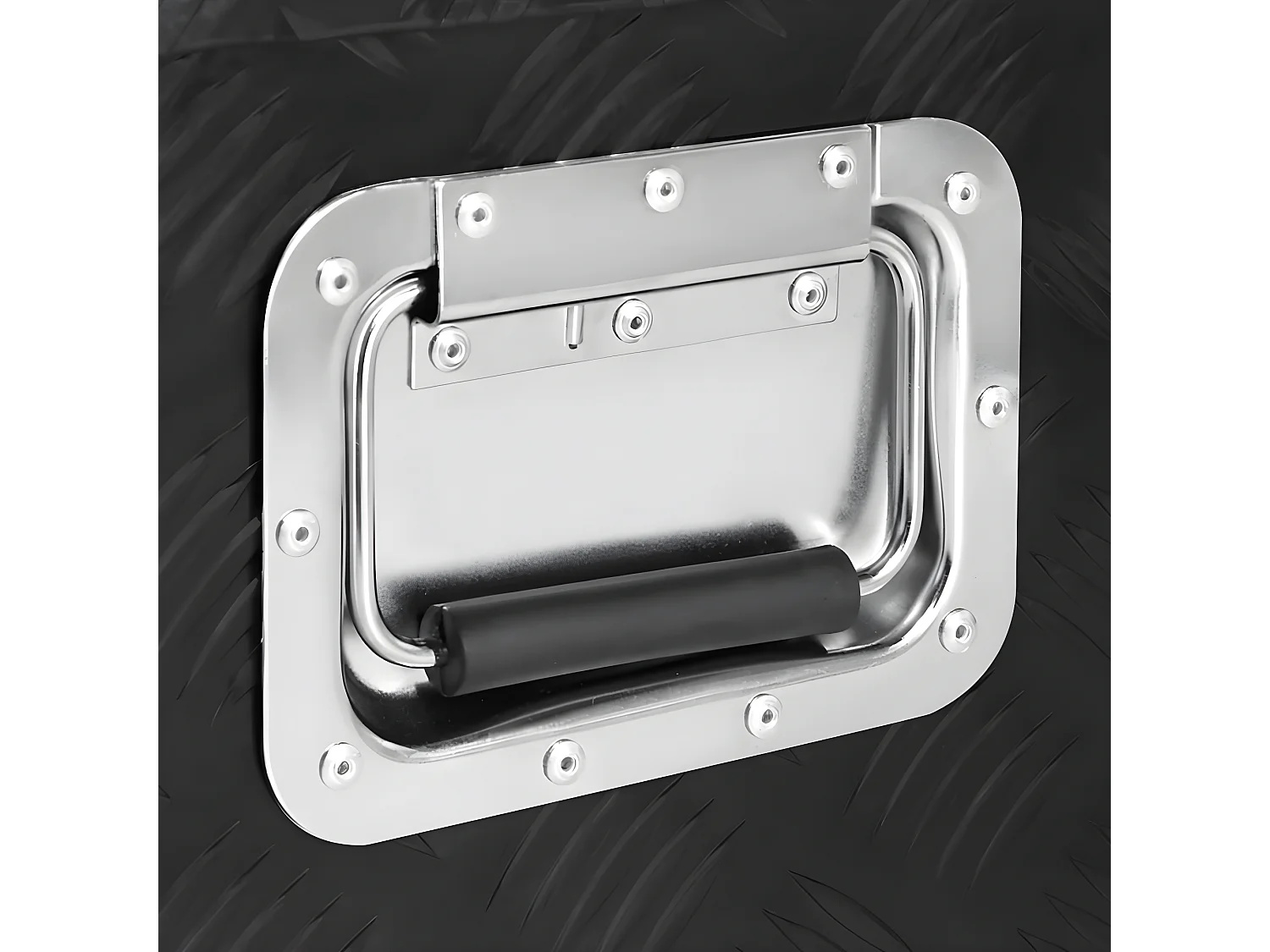 Prolenta Premium -  Opbergbox 80x39x30 cm aluminium zwart