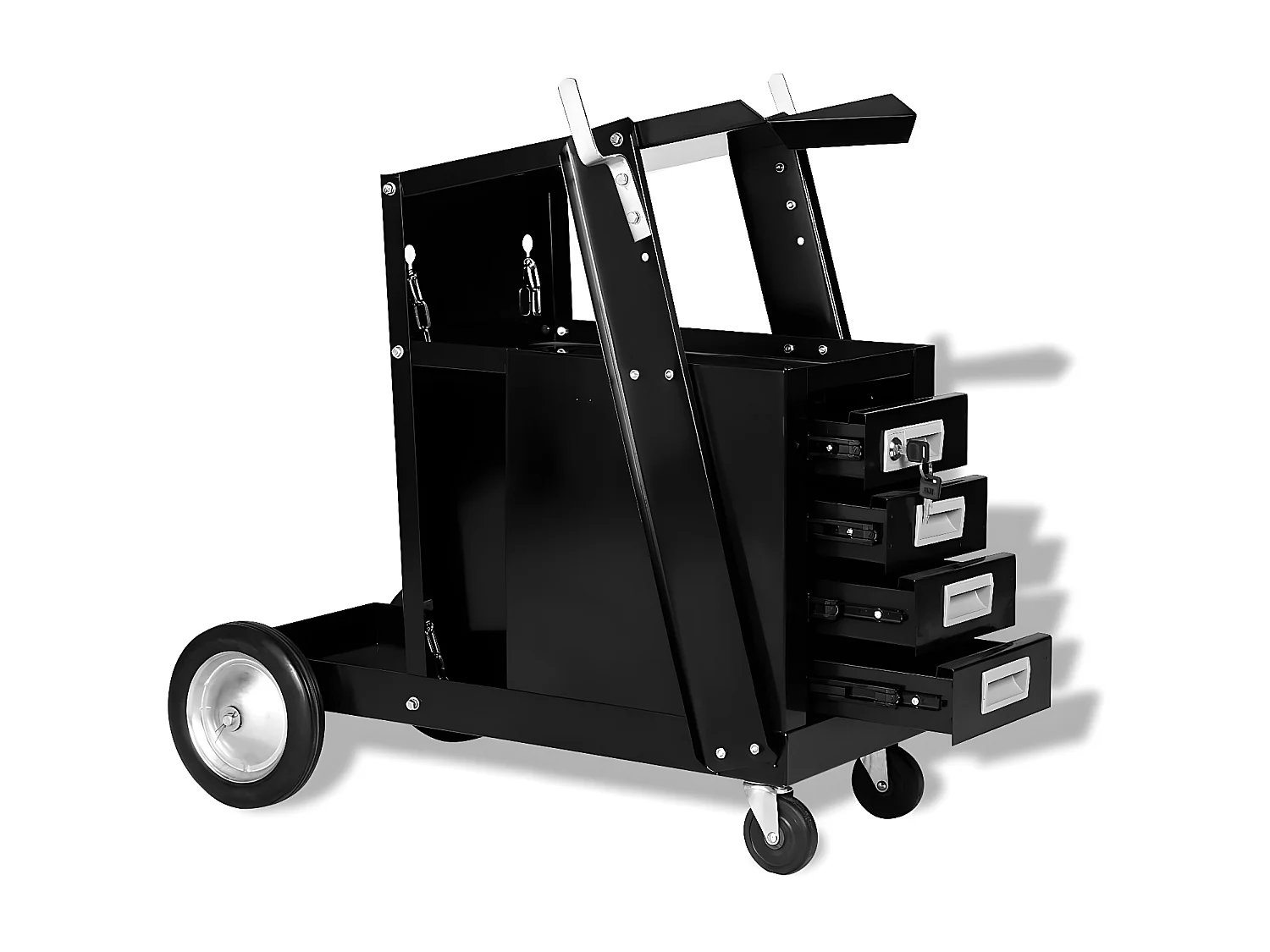 Prolenta Premium -  Chariot de soudage avec 4 tiroirs Noir