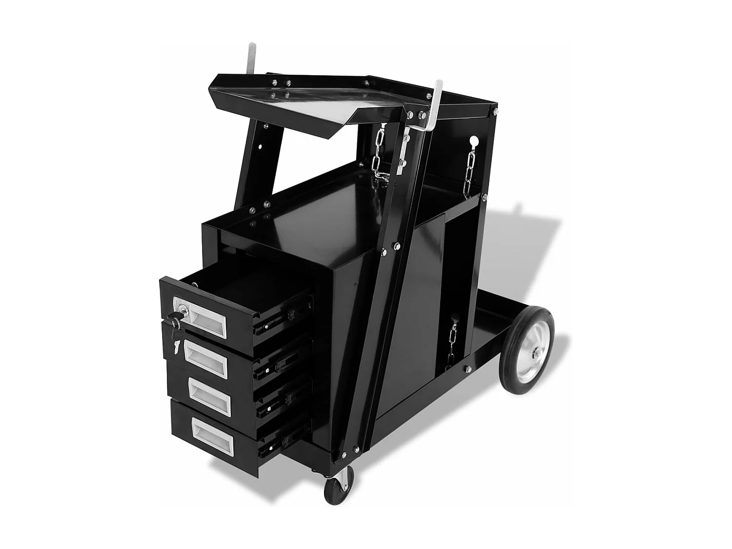 Prolenta Premium -  Chariot de soudage avec 4 tiroirs Noir