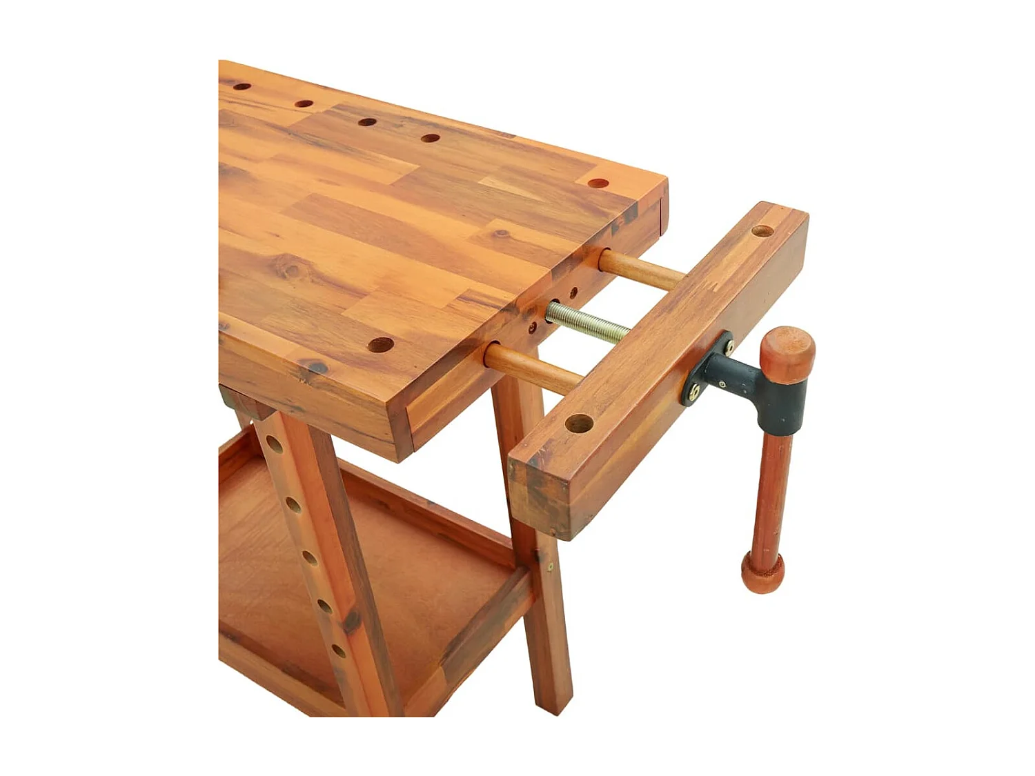 Prolenta Premium -  Établi avec étaux 92x48x83 cm Bois massif d'acacia