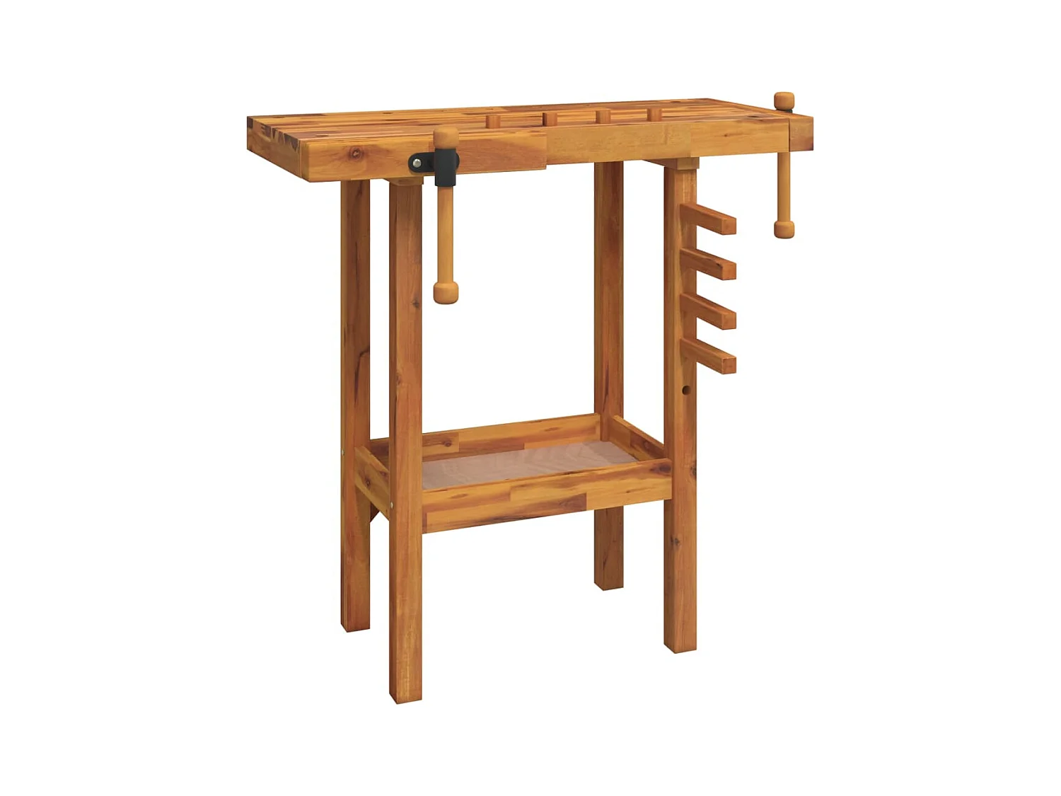 Prolenta Premium -  Établi avec étaux 92x48x83 cm Bois massif d'acacia