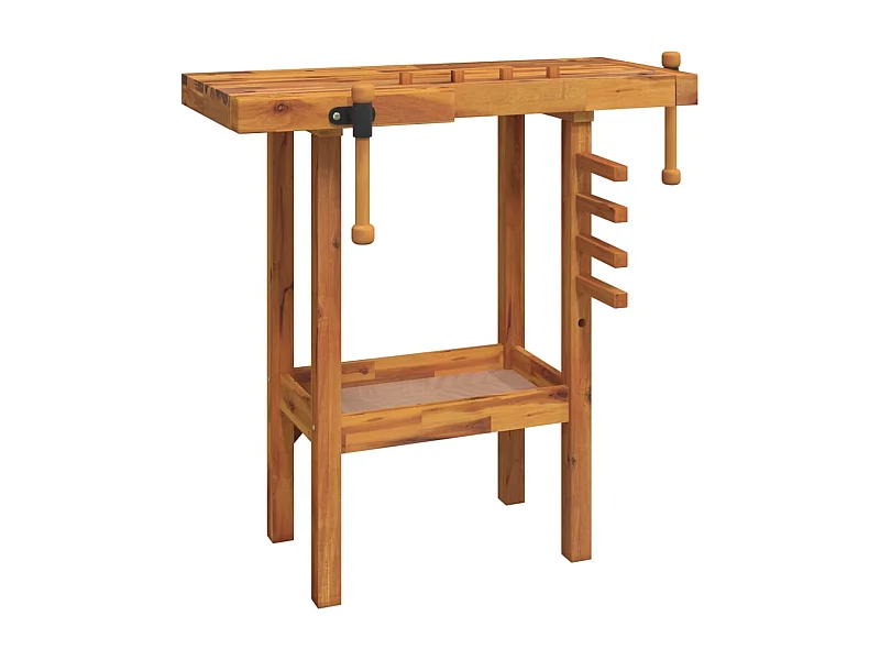 Prolenta Premium -  Établi avec étaux 92x48x83 cm Bois massif d'acacia