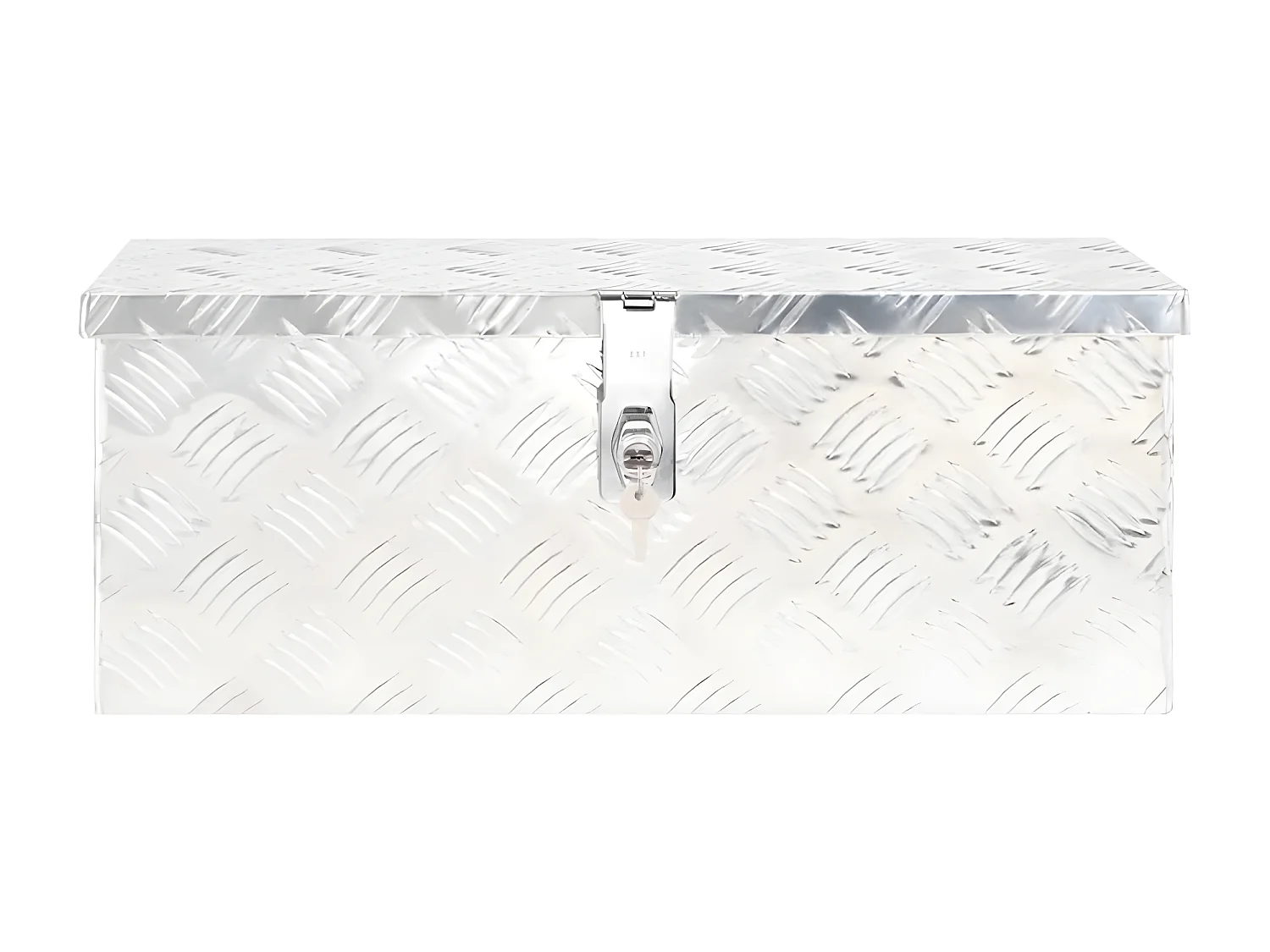 Prolenta Premium -  Boîte de rangement Argenté 60x23,5x23 cm Aluminium