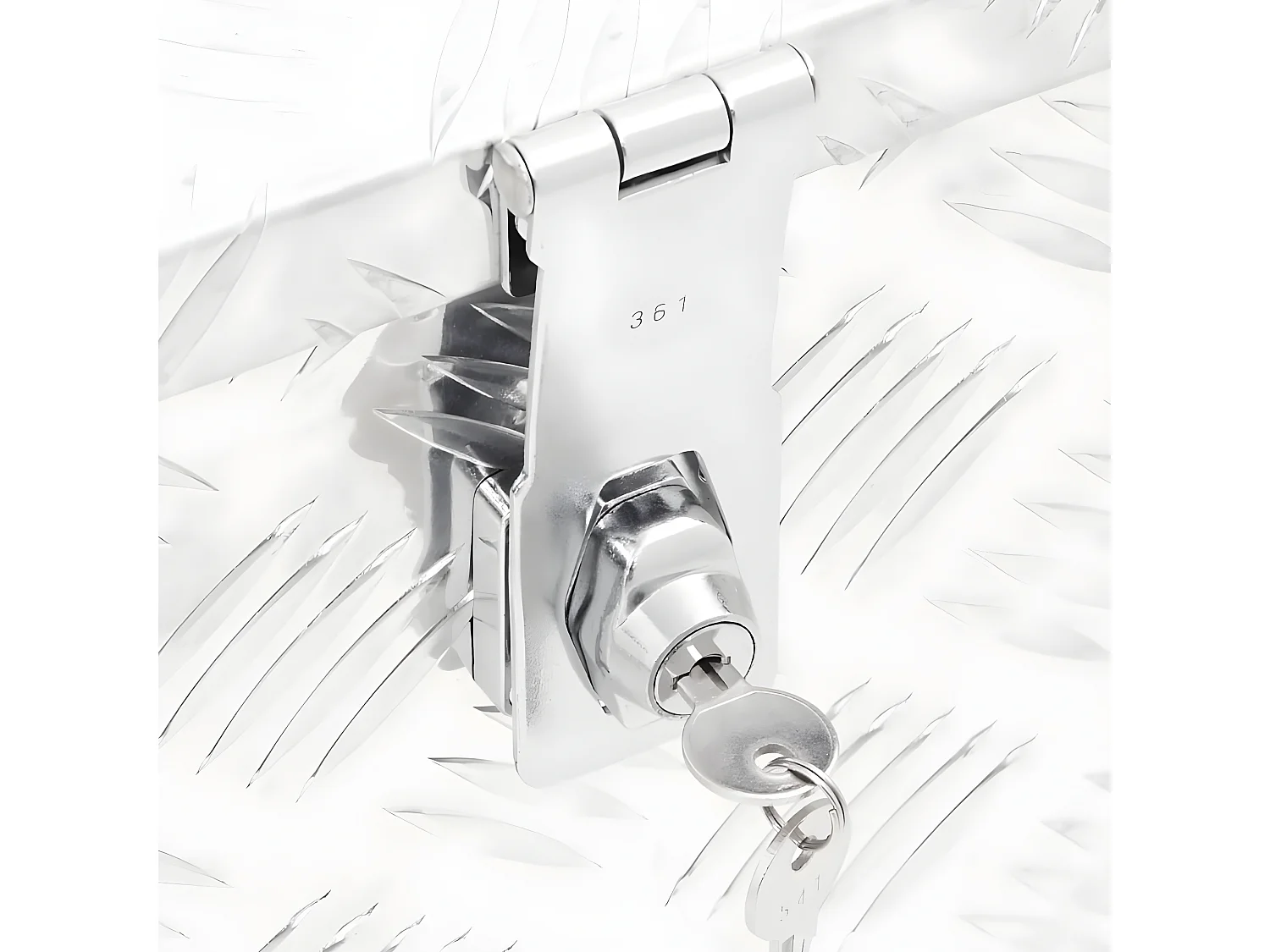 Prolenta Premium -  Boîte de rangement Argenté 60x23,5x23 cm Aluminium