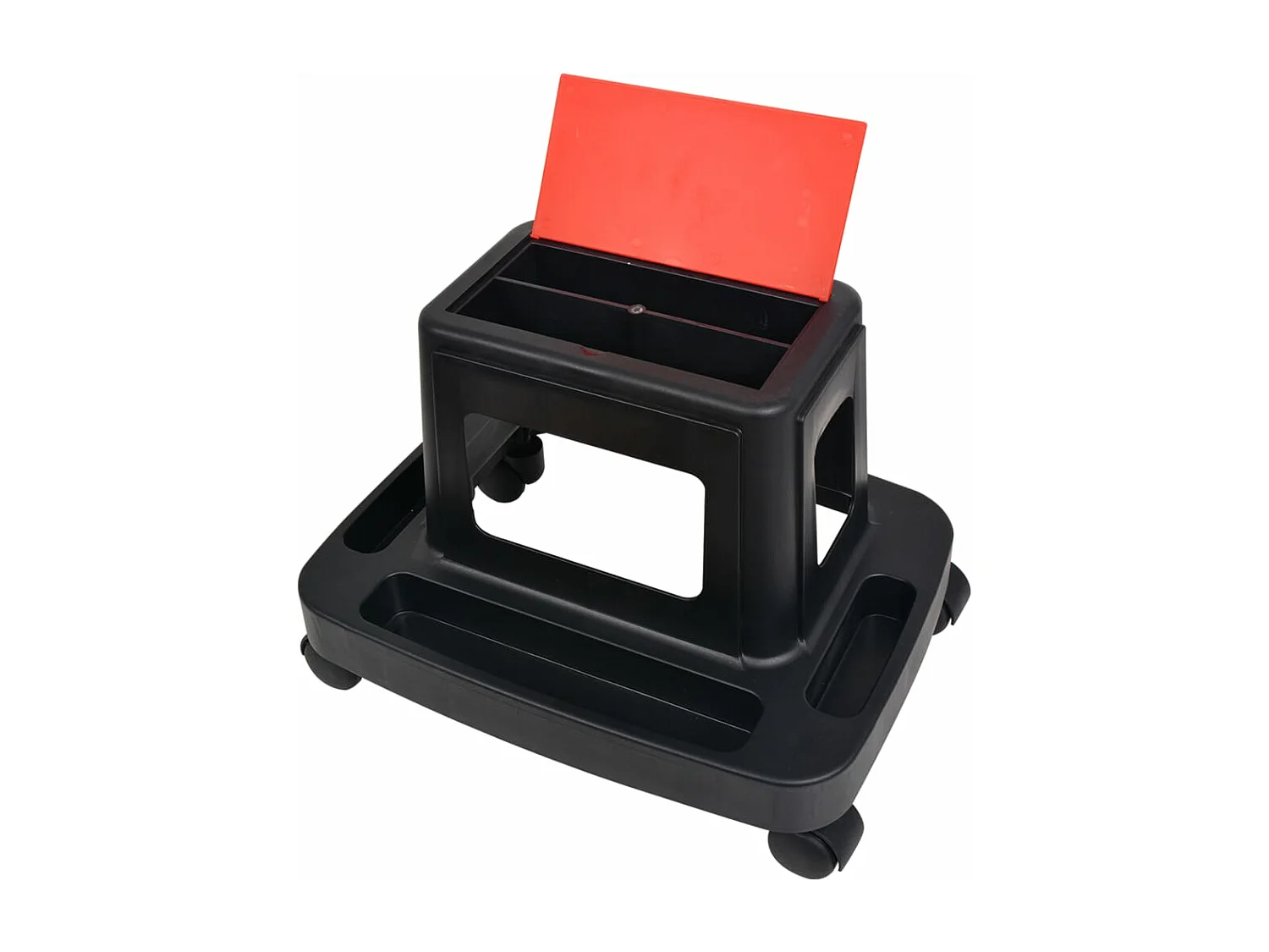 Maison Exclusive Sgabello da Officina con Rotelle e Vano Portaoggetti 150 Kg