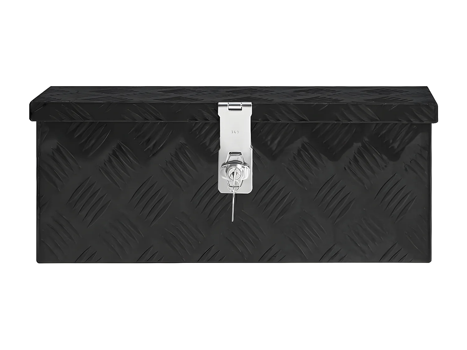 Prolenta Premium -  Opbergbox 50x15x20,5 cm aluminium zwart